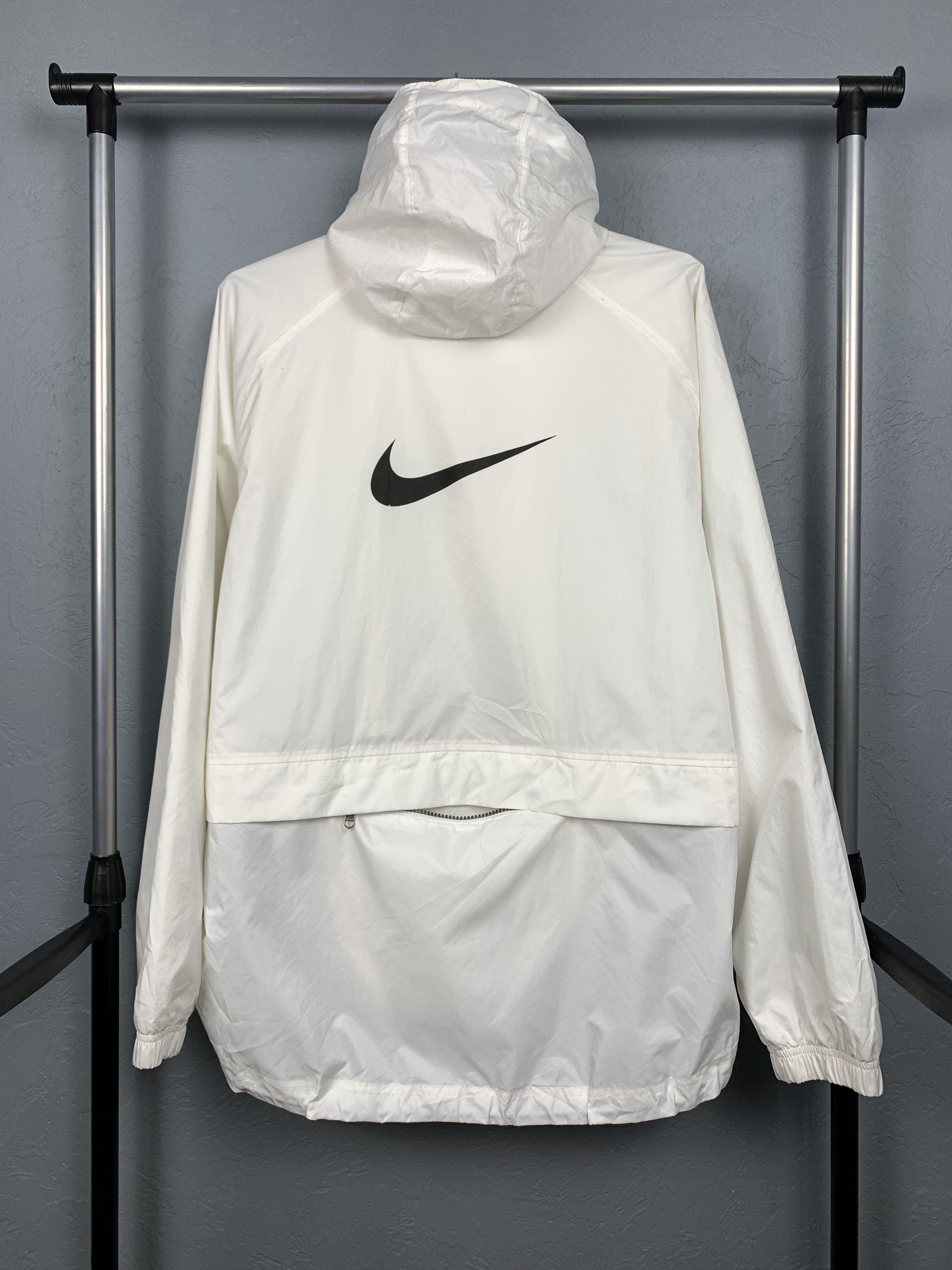 Nike Nike Vintage Windbreaker Jacket Swoosh Y2K Drill Size US L / EU 52-54 / 3 - 1 Thumbnail