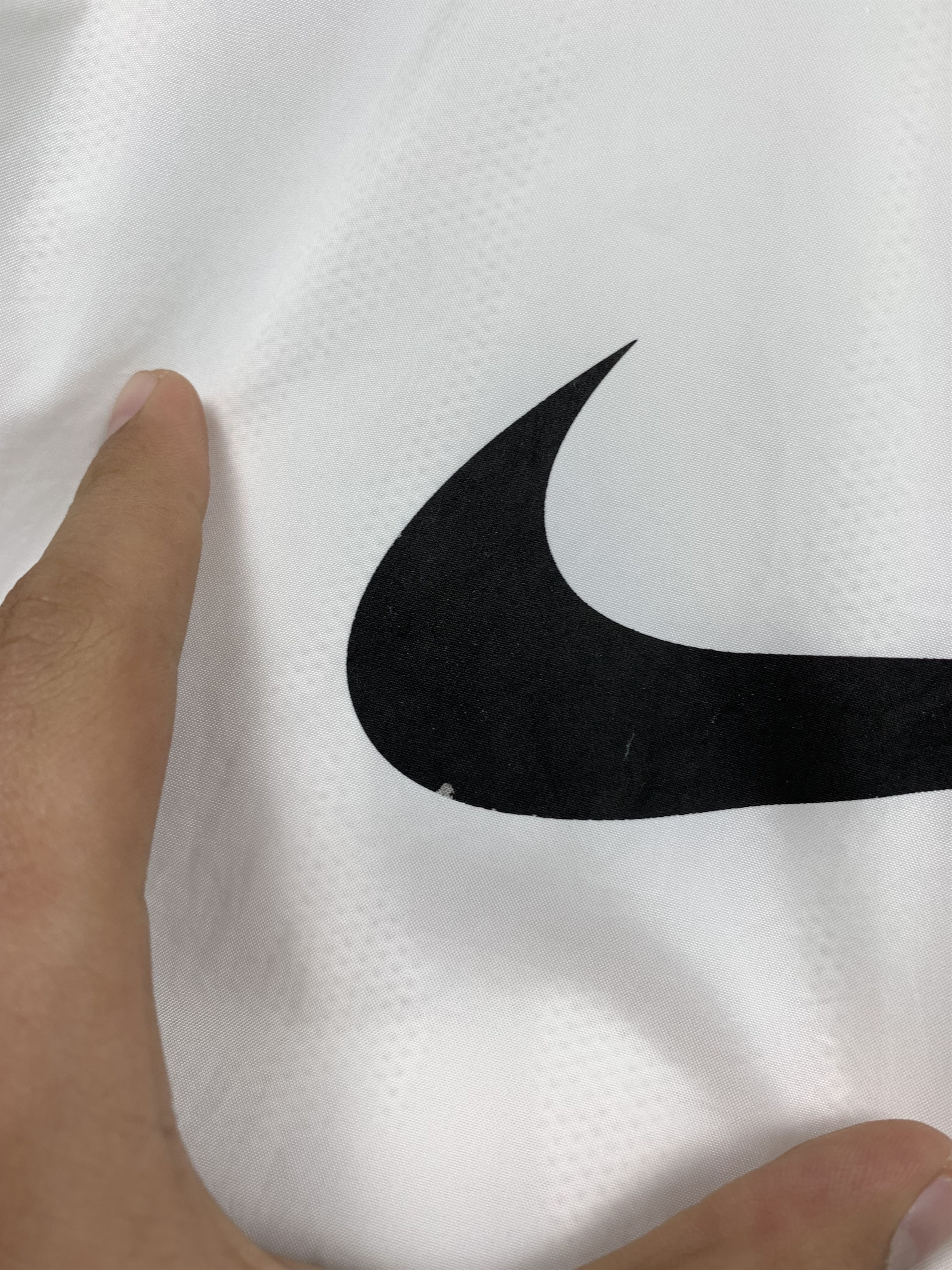 Nike Nike Vintage Windbreaker Jacket Swoosh Y2K Drill Size US L / EU 52-54 / 3 - 5 Thumbnail