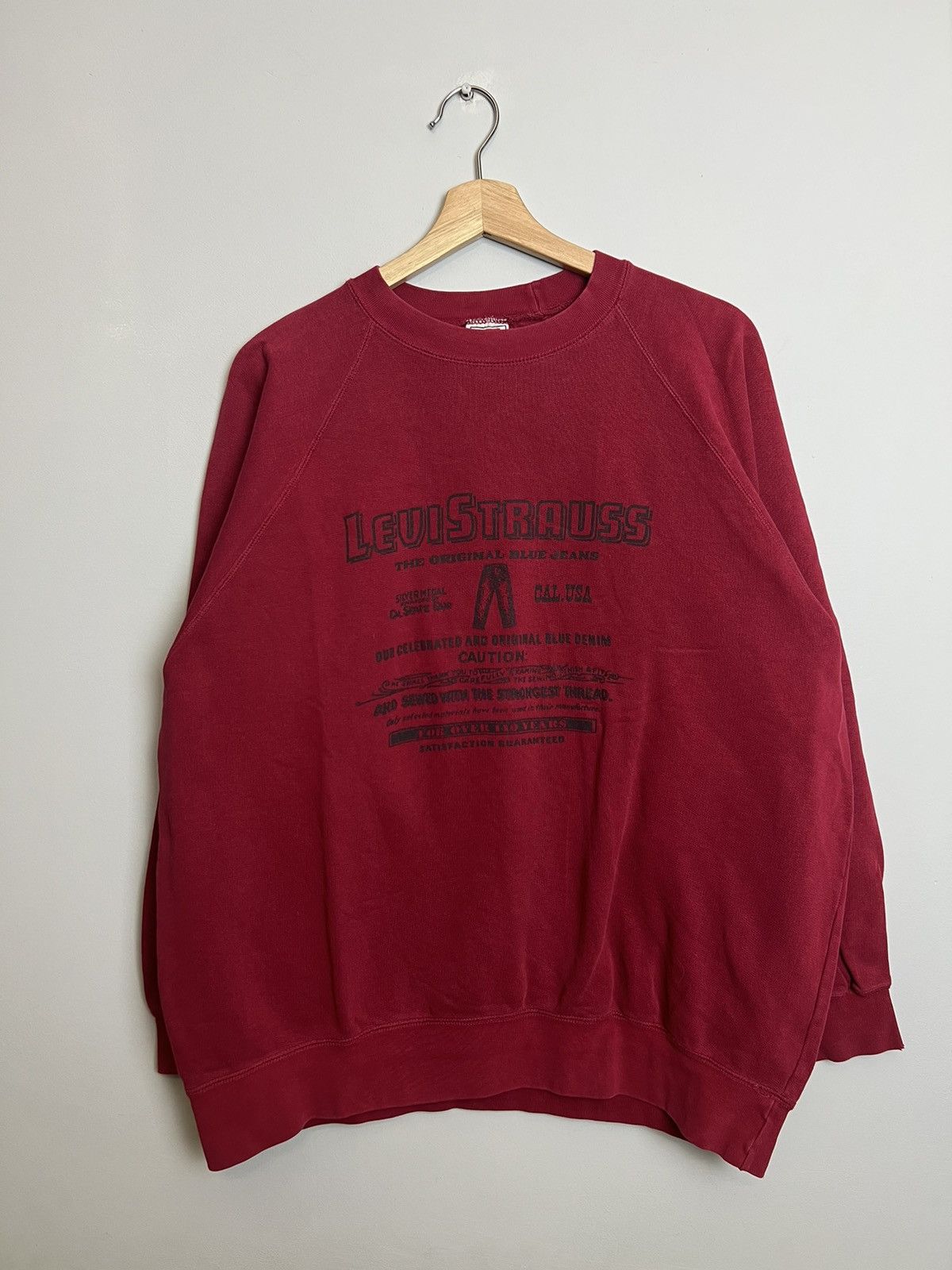 Levi's Levi’s 90s Vintage Original Blue Jeans Y2K Hype Crewneck Size US M / EU 48-50 / 2 - 1 Thumbnail