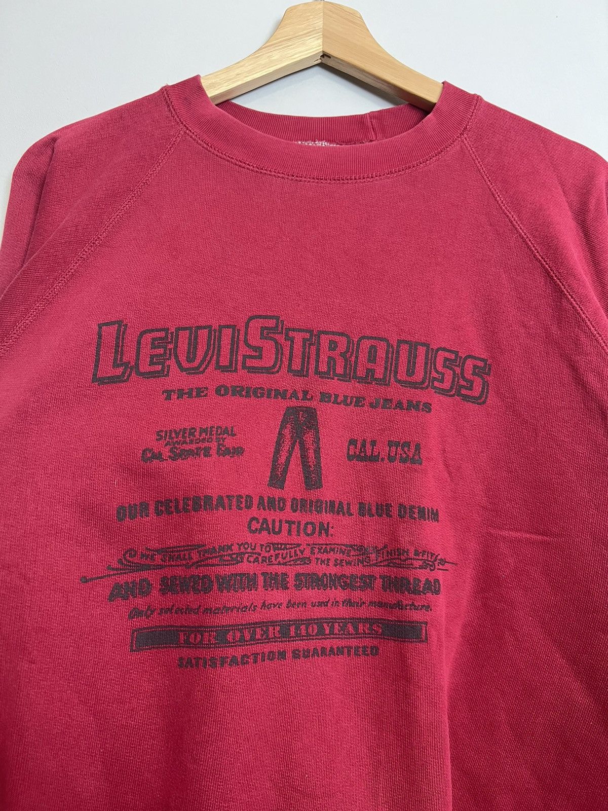 Levi's Levi’s 90s Vintage Original Blue Jeans Y2K Hype Crewneck Size US M / EU 48-50 / 2 - 3 Thumbnail