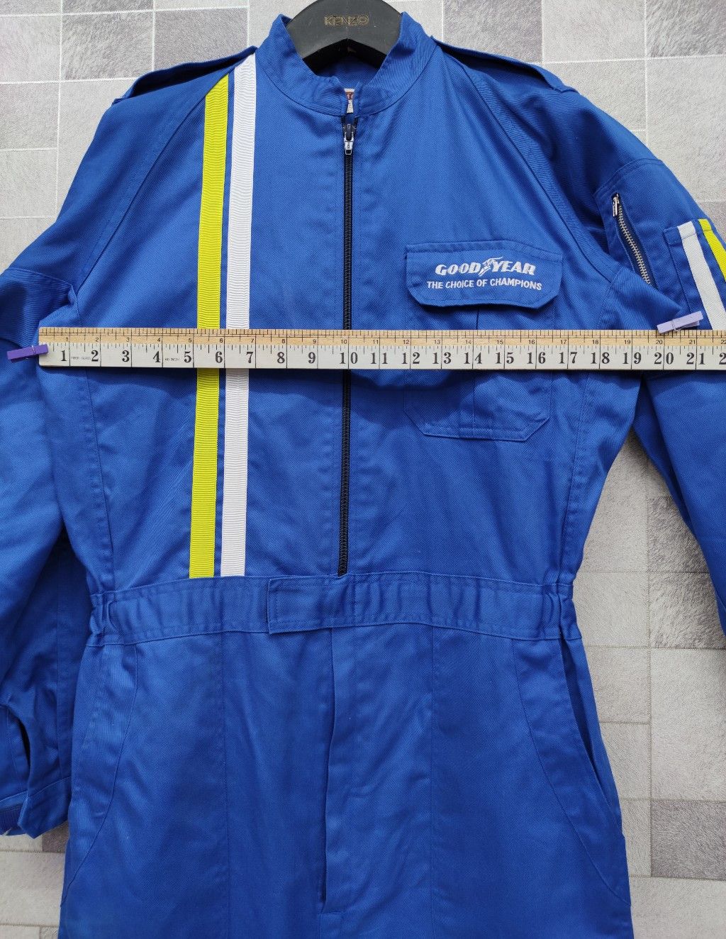 Japanese Brand BESTOFFER! 90's GOODYEAR x DREAMCUT Japan Coverall Jumpsuit Size US 30 / EU 46 - 9 Thumbnail