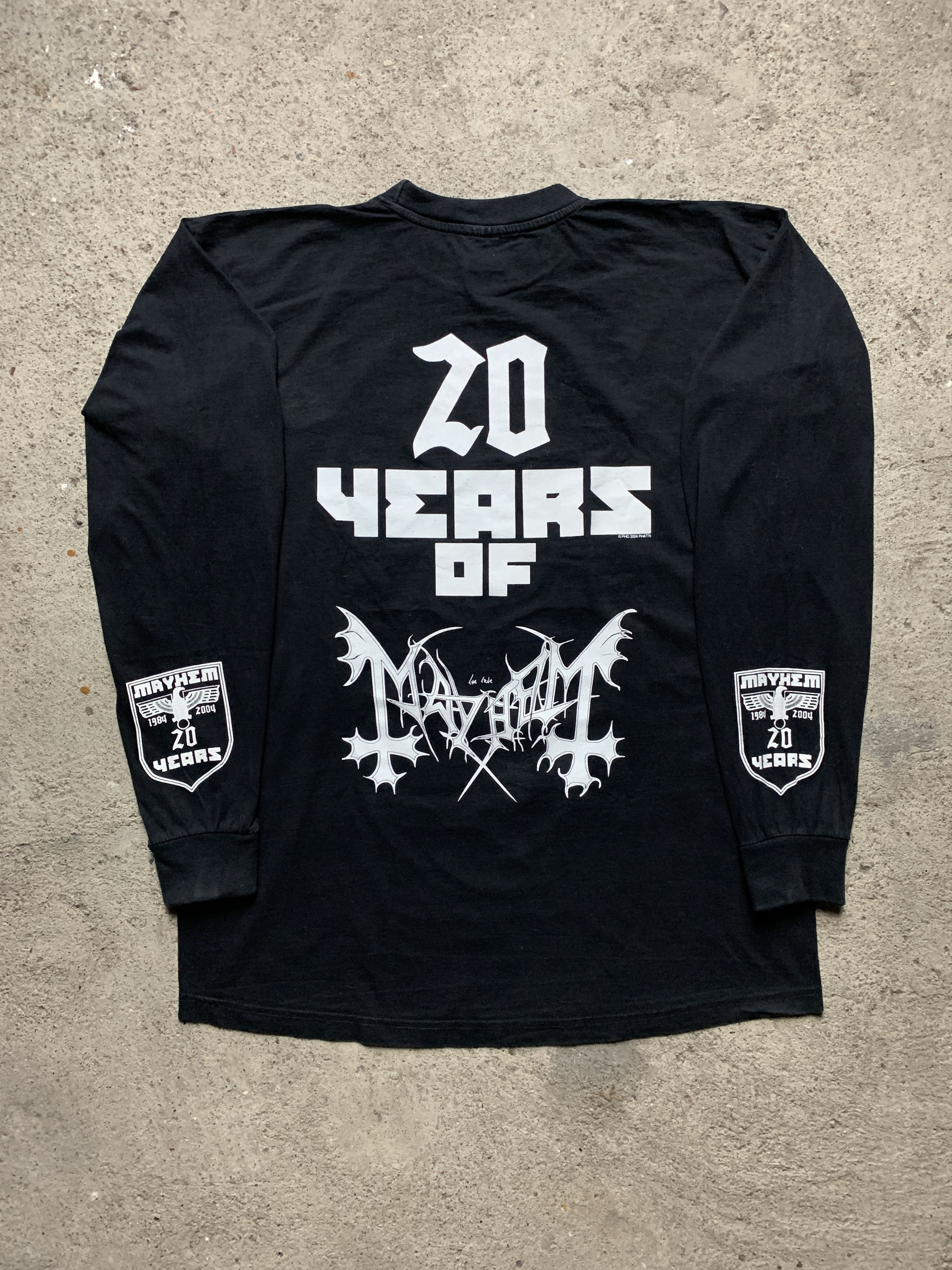 Band Tees Vintage Mayhem 20 Years Anniversary 2004 Band T-shirt Size US XL / EU 56 / 4 - 2 Thumbnail