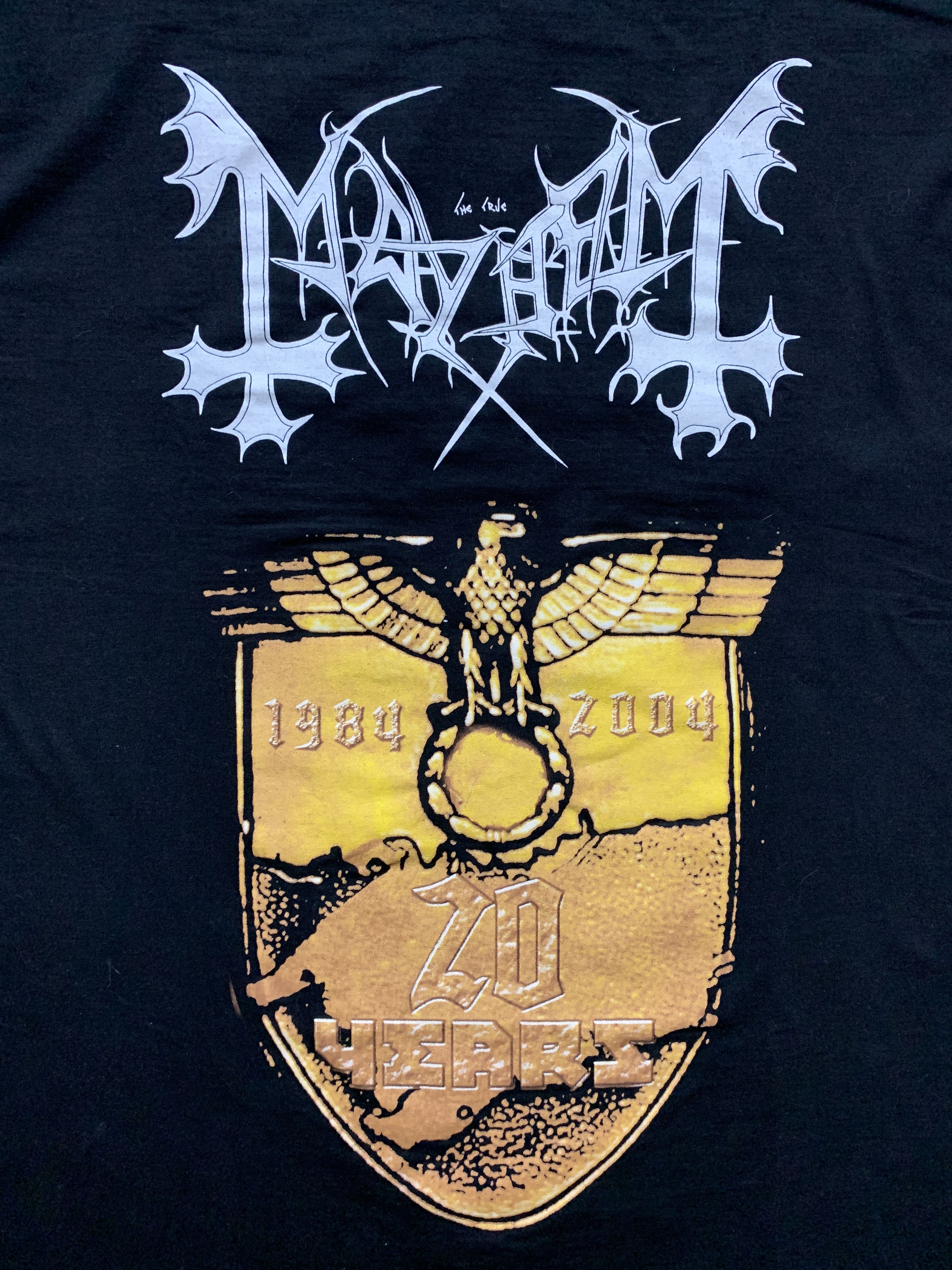 Band Tees Vintage Mayhem 20 Years Anniversary 2004 Band T-shirt Size US XL / EU 56 / 4 - 3 Thumbnail