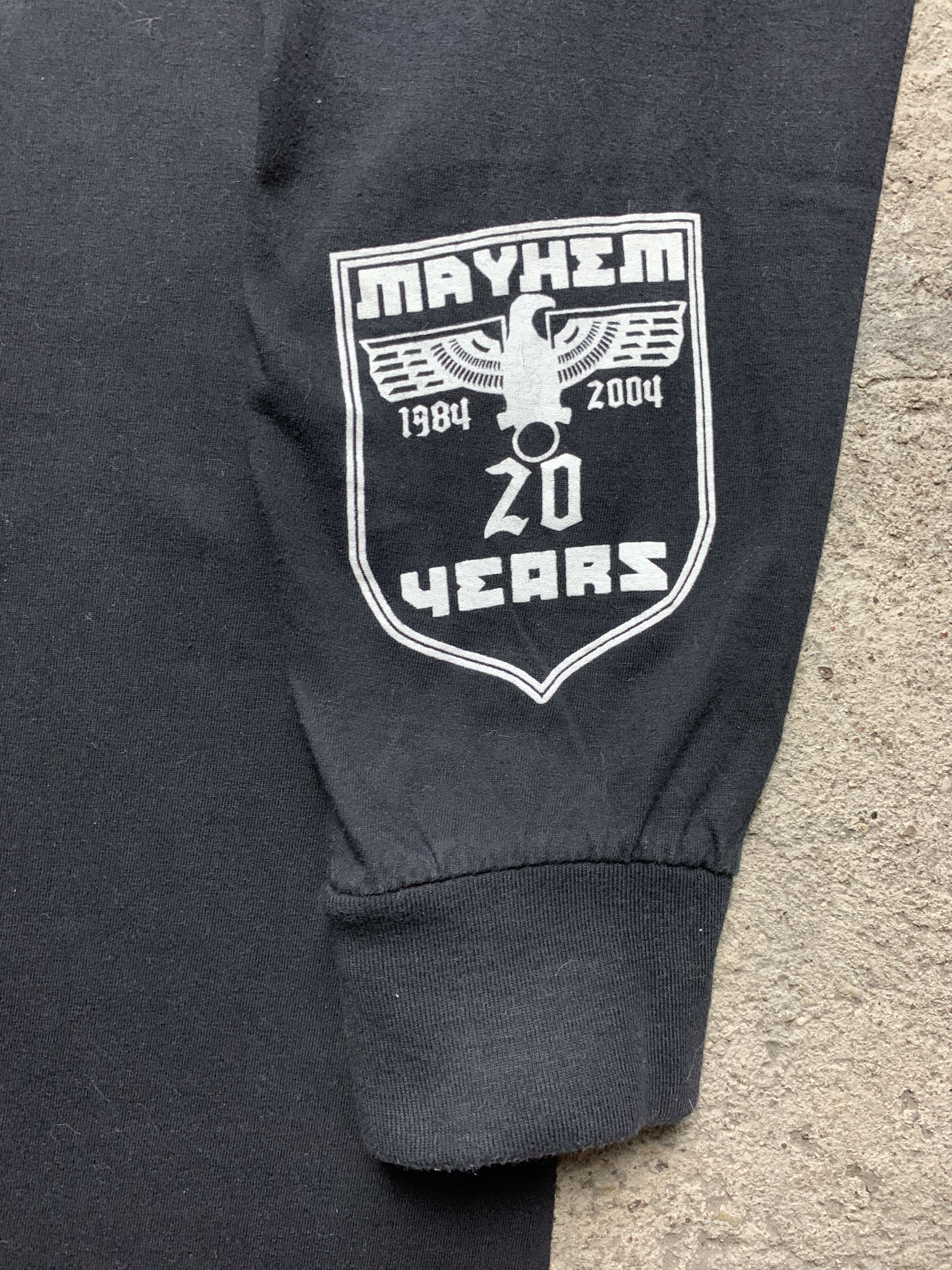 Band Tees Vintage Mayhem 20 Years Anniversary 2004 Band T-shirt Size US XL / EU 56 / 4 - 5 Thumbnail