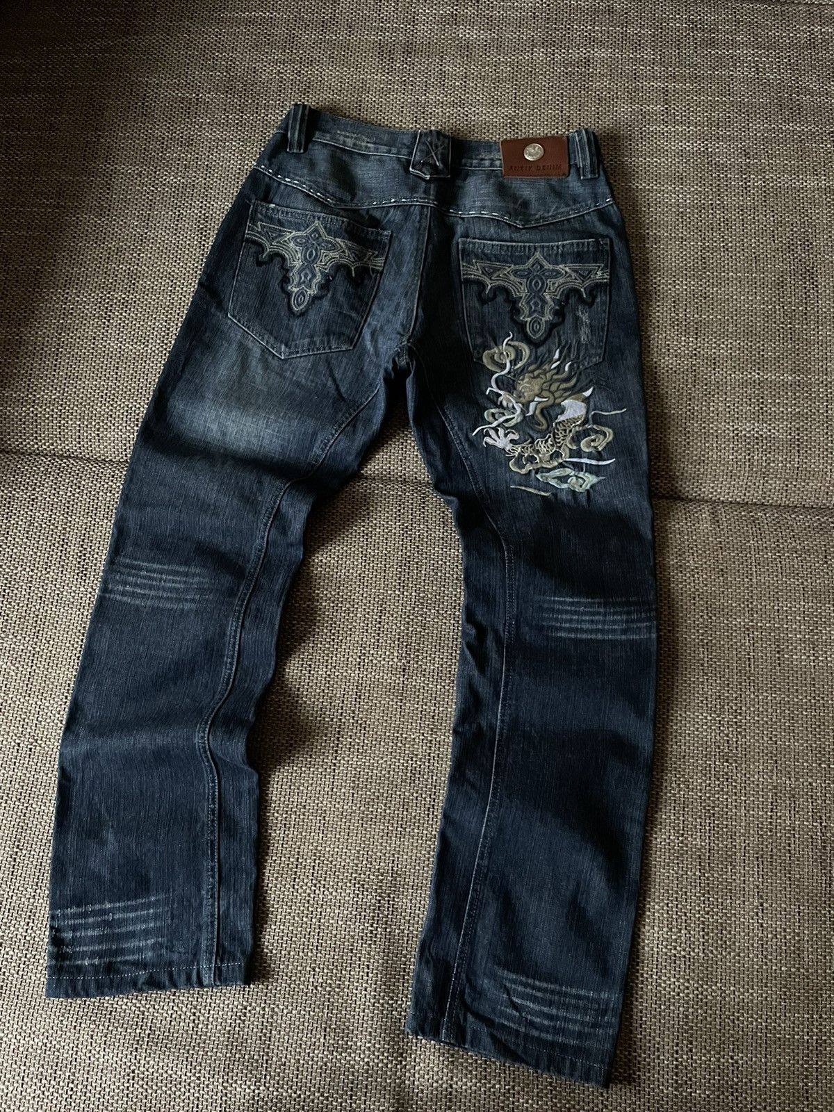 Christian Audigier Vintage Ed Hardy Christian Audigier Style Jeans Pants Size US 32 / EU 48 - 5 Thumbnail