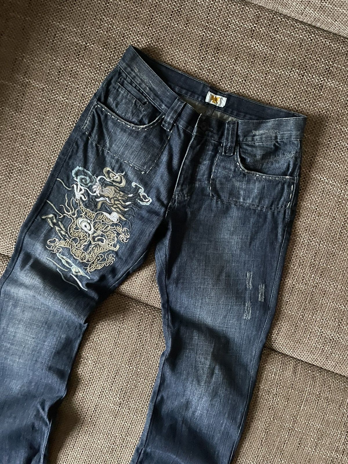 Christian Audigier Vintage Ed Hardy Christian Audigier Style Jeans Pants Size US 32 / EU 48 - 13 Thumbnail
