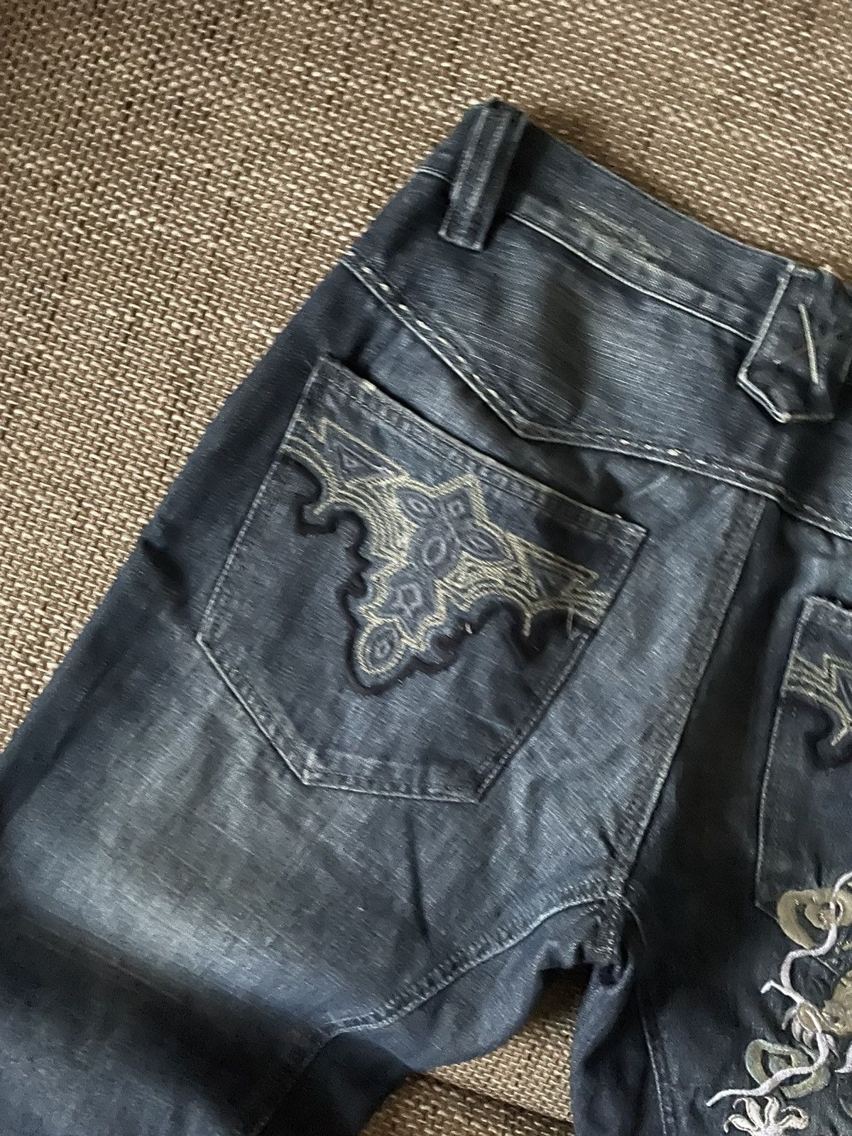 Christian Audigier Vintage Ed Hardy Christian Audigier Style Jeans Pants Size US 32 / EU 48 - 6 Thumbnail