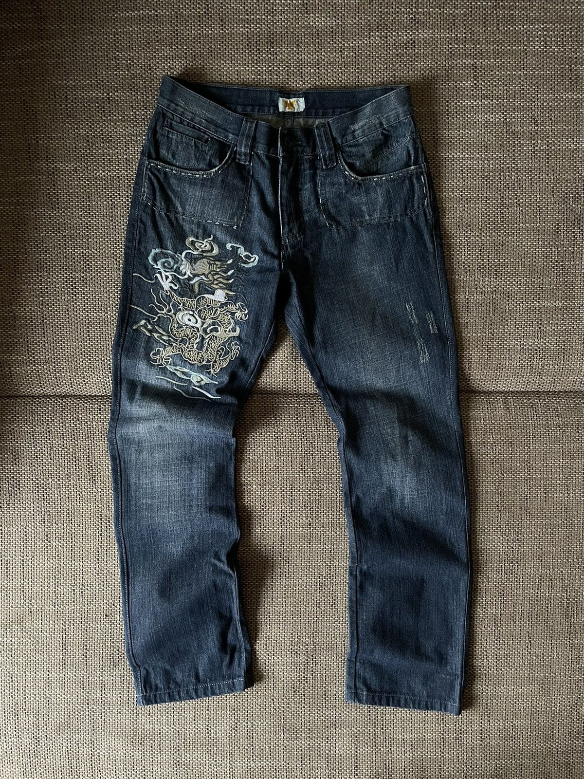 Christian Audigier Vintage Ed Hardy Christian Audigier Style Jeans Pants Size US 32 / EU 48 - 9 Thumbnail