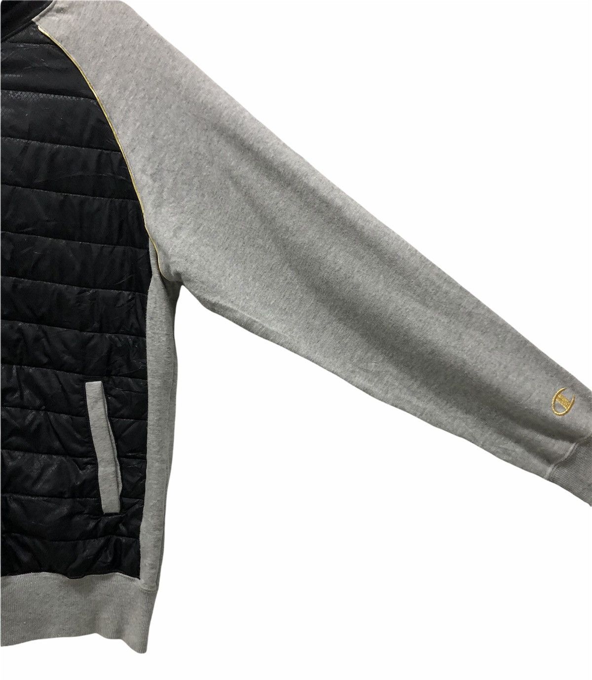 Champion Champion Athletic Zip-Up Hoodie Gray & Black Japan Edition Size US M / EU 48-50 / 2 - 5 Thumbnail