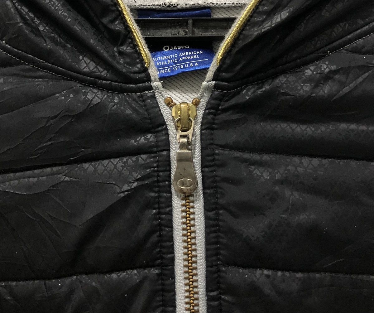 Champion Champion Athletic Zip-Up Hoodie Gray & Black Japan Edition Size US M / EU 48-50 / 2 - 3 Thumbnail
