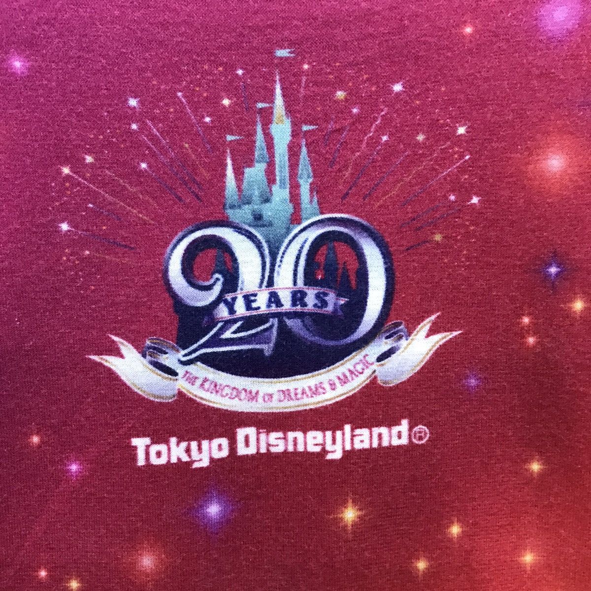 Disney Rare!! Tokyo Disneyland 20years Over Print T-shirt Size US M / EU 48-50 / 2 - 12 Thumbnail