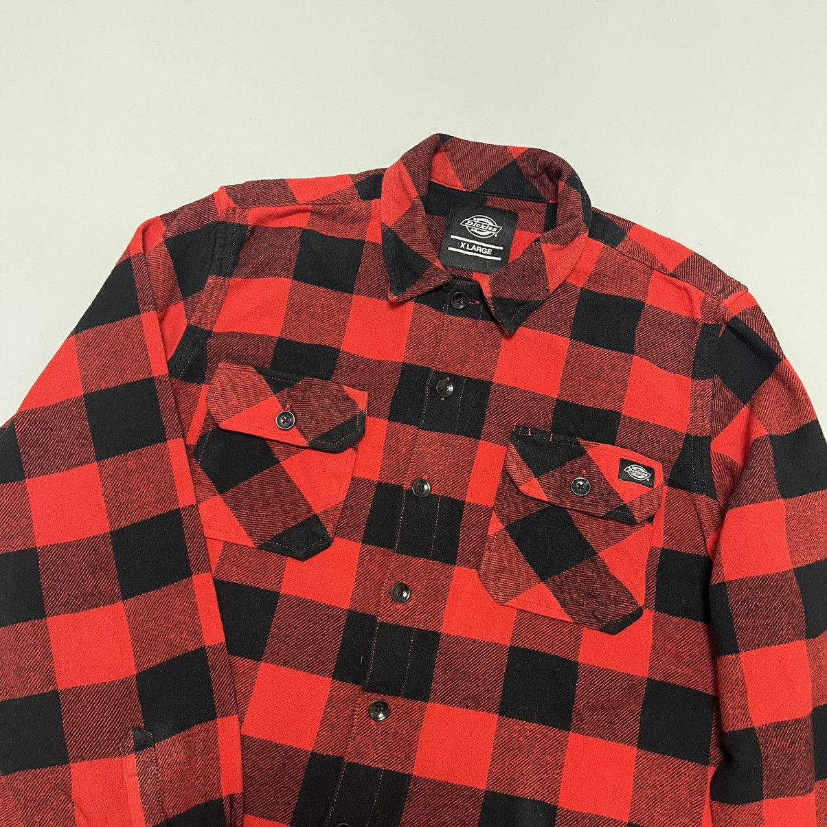 Dickies × Flannel Vintage Dickies Flannel Shirt Travis Scott Style Size US XL / EU 56 / 4 - 8 Thumbnail