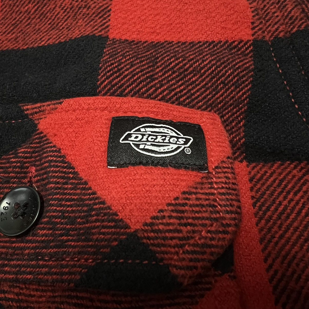 Dickies × Flannel Vintage Dickies Flannel Shirt Travis Scott Style Size US XL / EU 56 / 4 - 7 Thumbnail