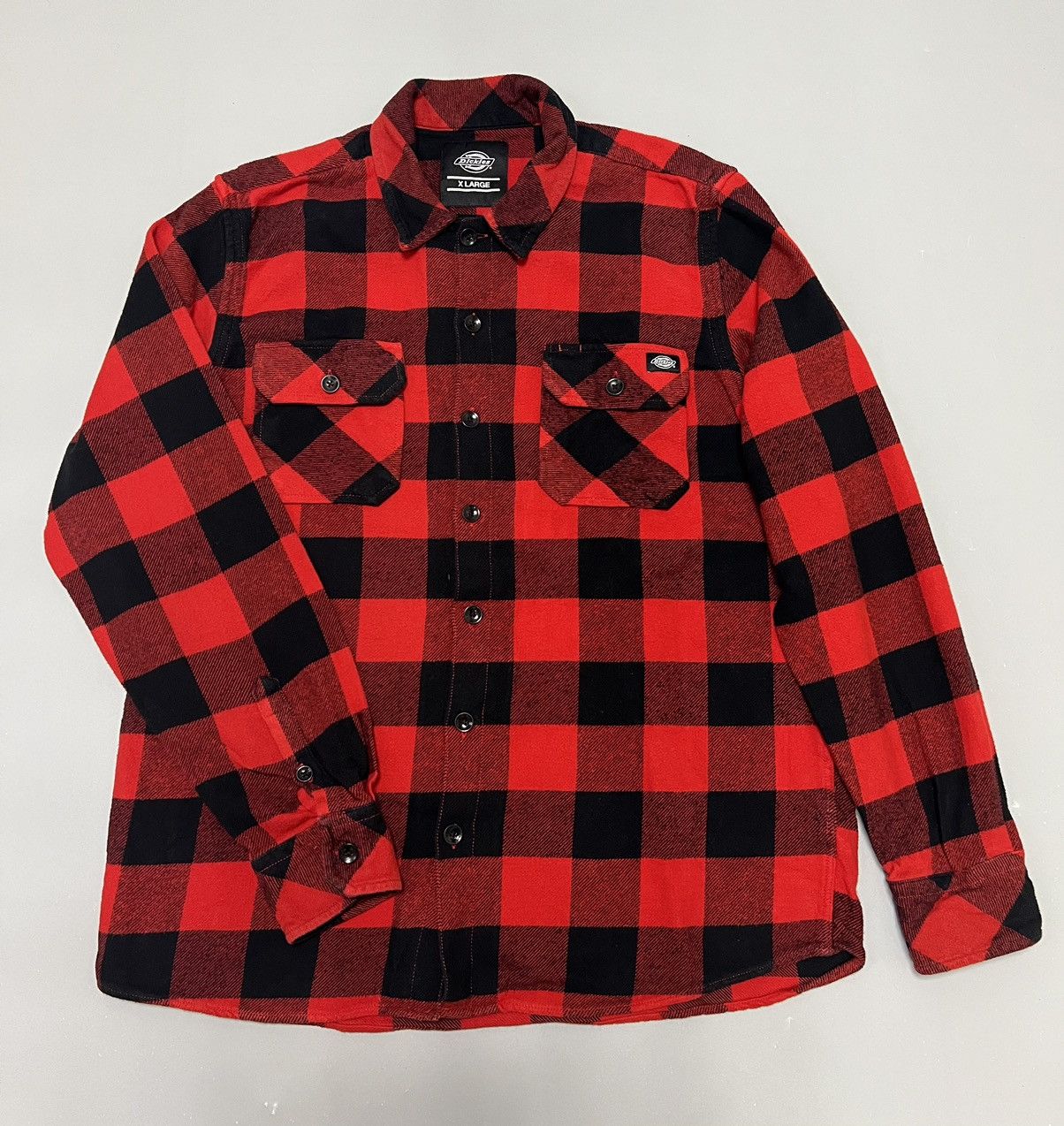 Dickies × Flannel Vintage Dickies Flannel Shirt Travis Scott Style Size US XL / EU 56 / 4 - 1 Thumbnail