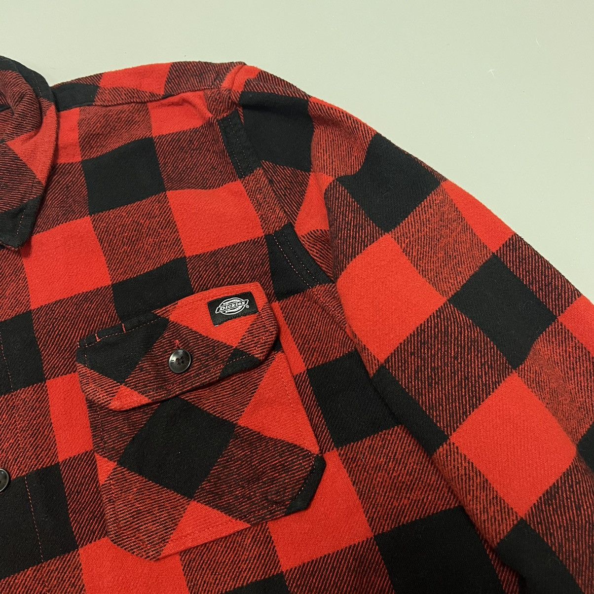 Dickies × Flannel Vintage Dickies Flannel Shirt Travis Scott Style Size US XL / EU 56 / 4 - 4 Thumbnail
