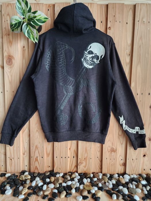 Stussy best sale skull hoodie