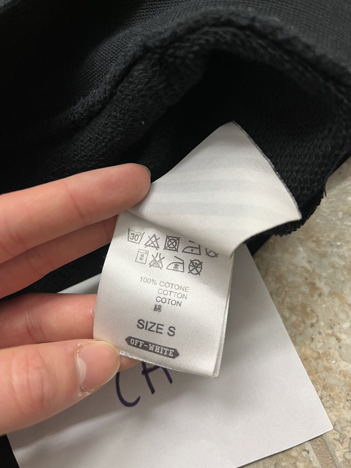 Off-White Off-White SS15 Caravaggio Hoodie Black Size US S / EU 44-46 / 1 - 16 Thumbnail