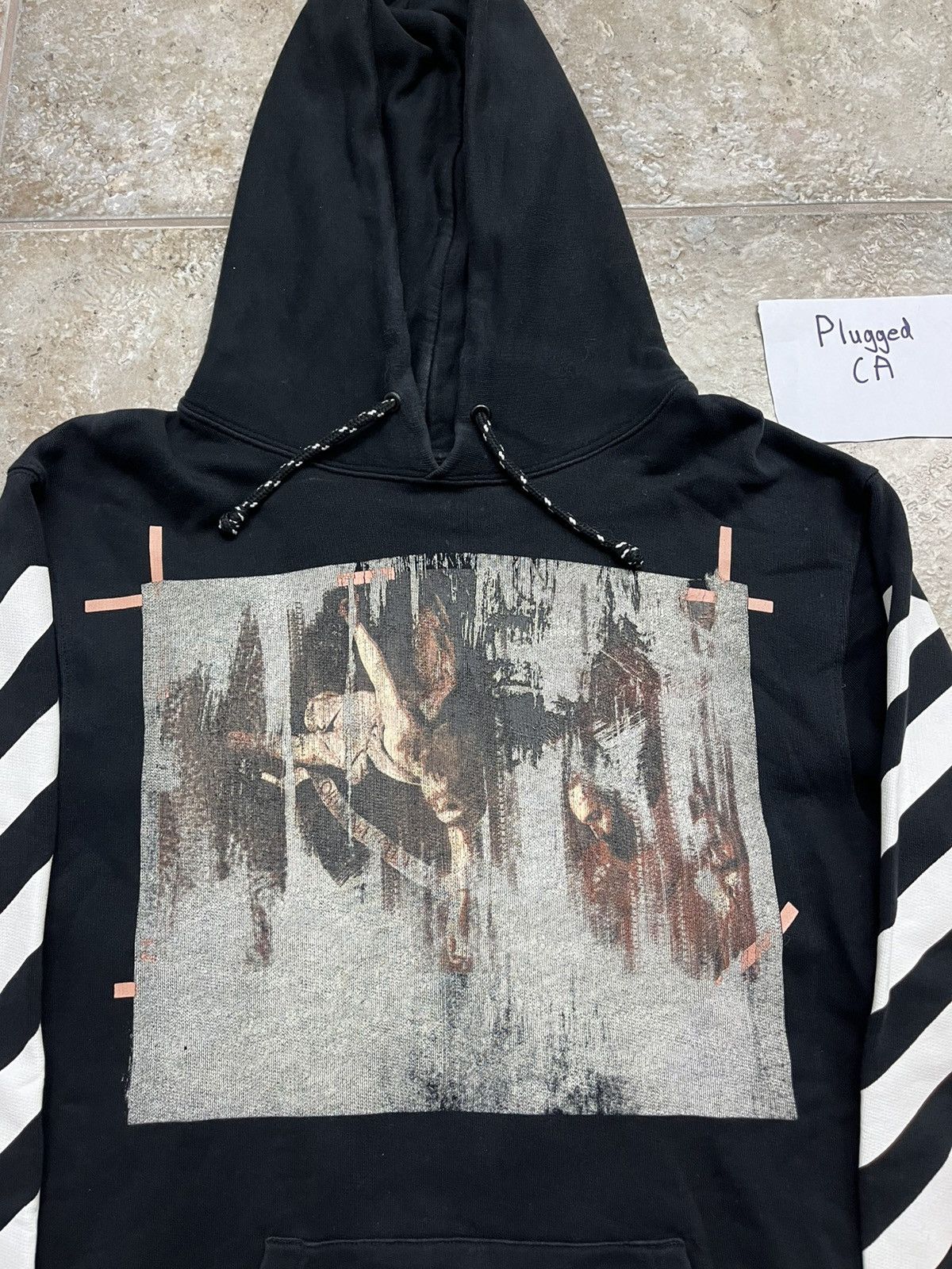 Off-White Off-White SS15 Caravaggio Hoodie Black Size US S / EU 44-46 / 1 - 3 Thumbnail