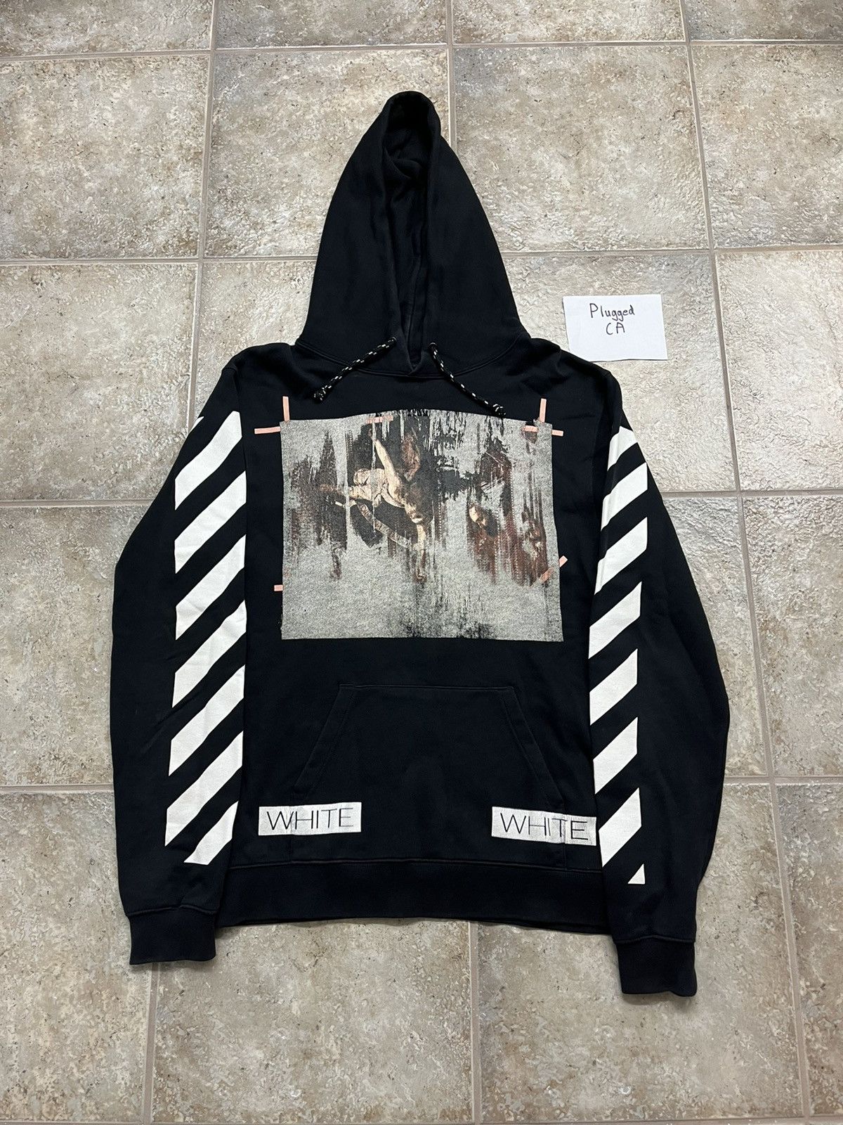 Off-White Off-White SS15 Caravaggio Hoodie Black Size US S / EU 44-46 / 1 - 1 Thumbnail