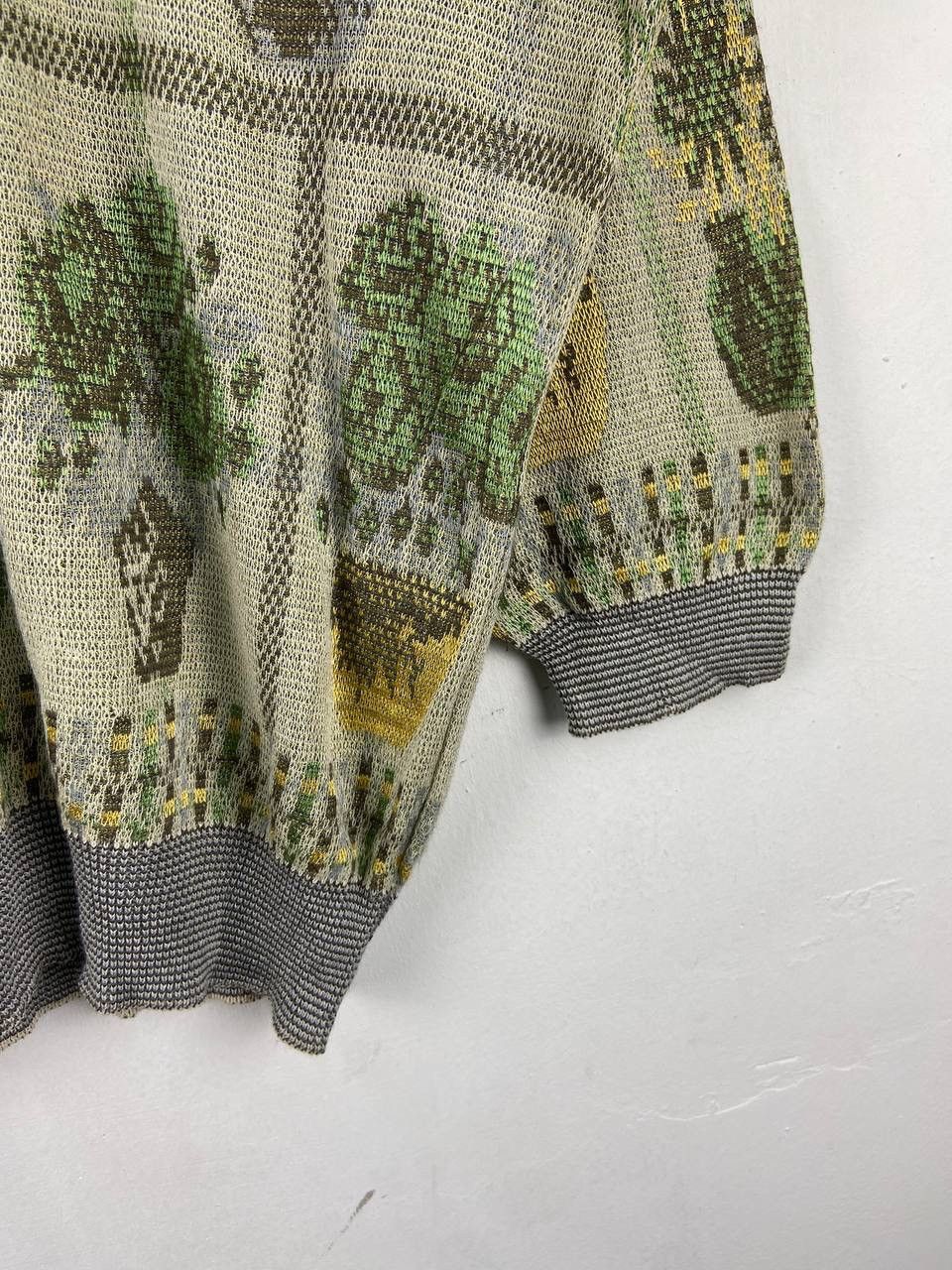 Aran Isles Knitwear Vintage 90s Marisa Christina Sweater Knitwear Floran Pattern Size US L / EU 52-54 / 3 - 4 Thumbnail