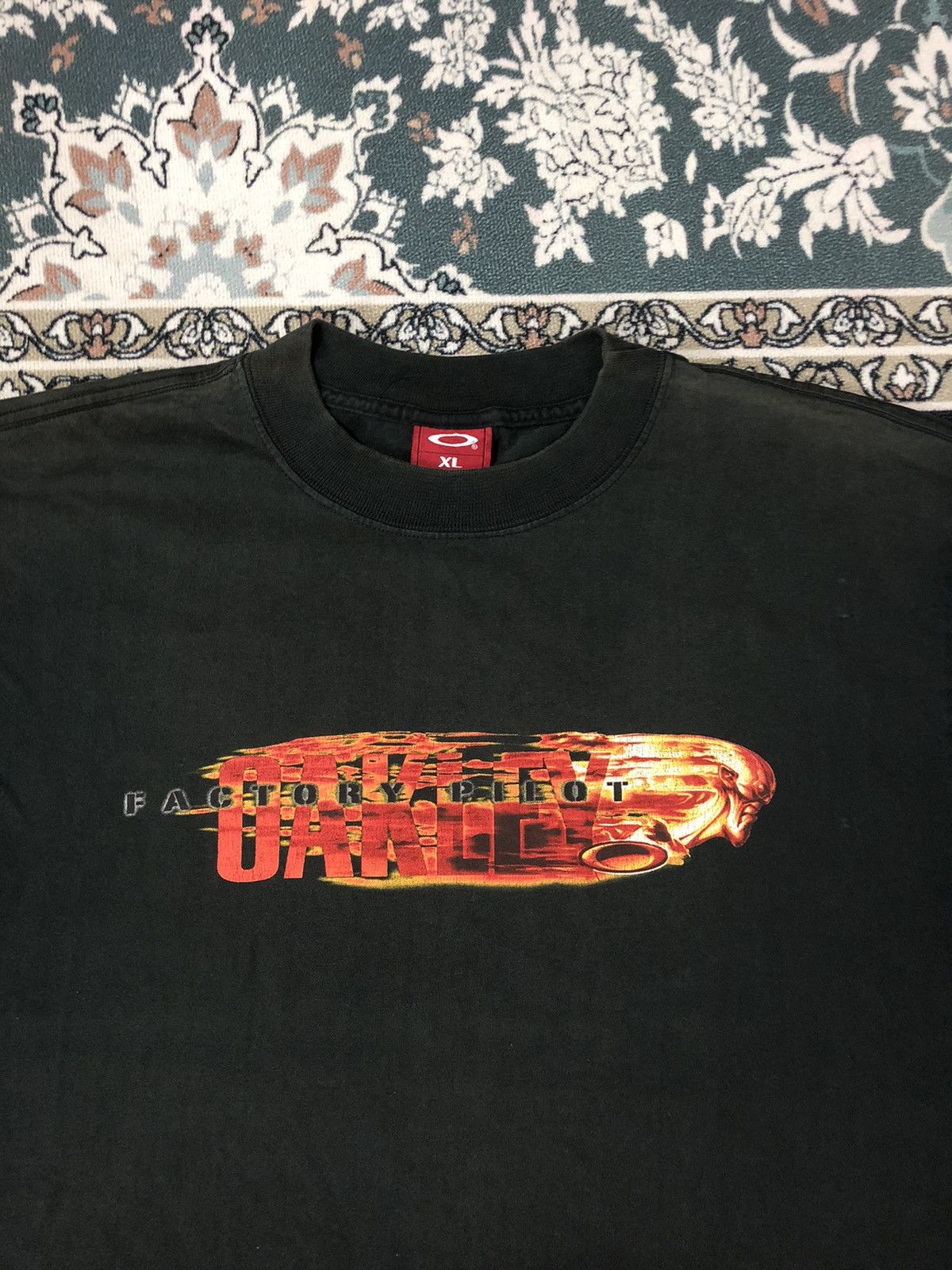 Oakley Oakley hellboy fire super rare center logo Size US XL / EU 56 / 4 - 1 Thumbnail