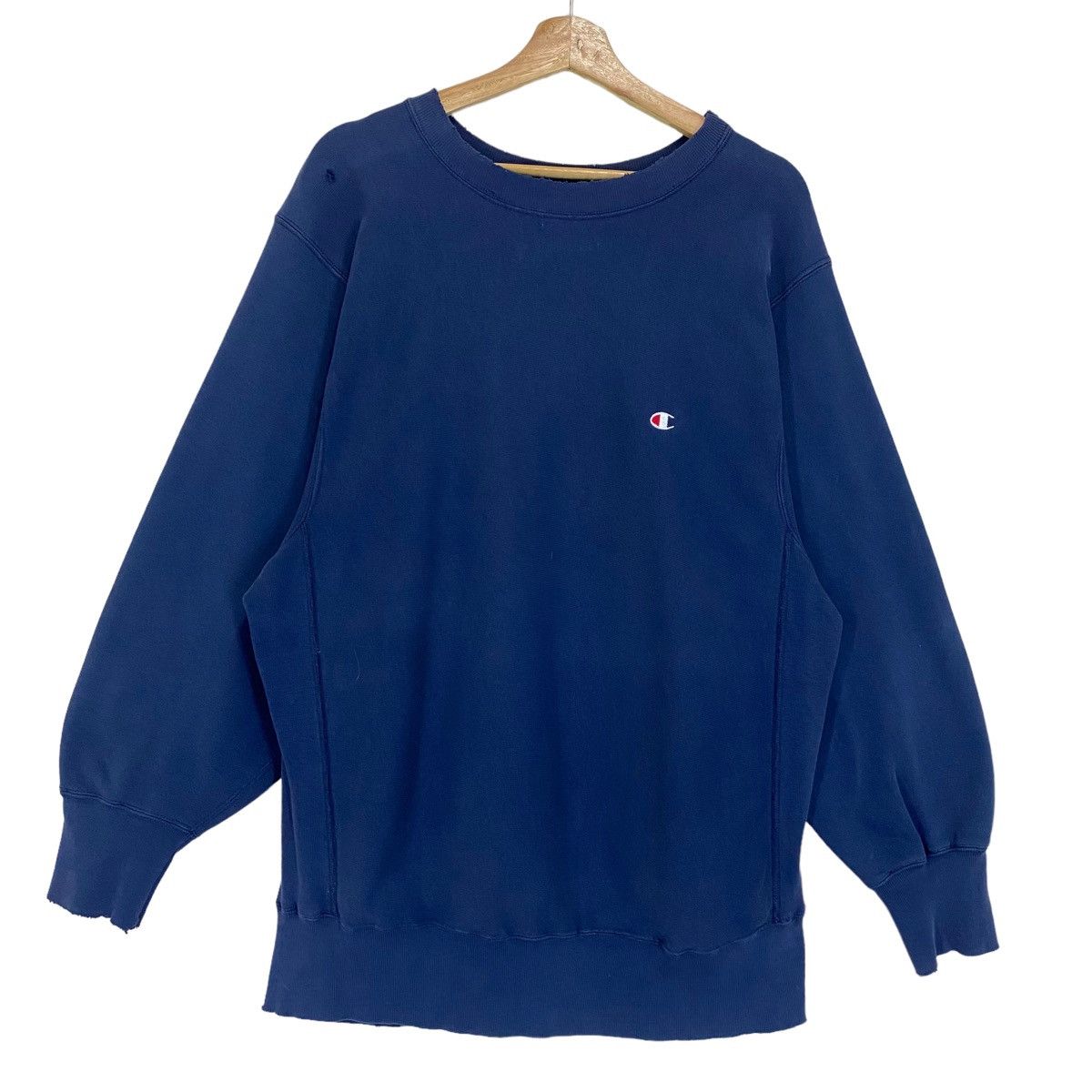 80s Champion Reverse Weave Small Logo Crewneck Sweatshirt