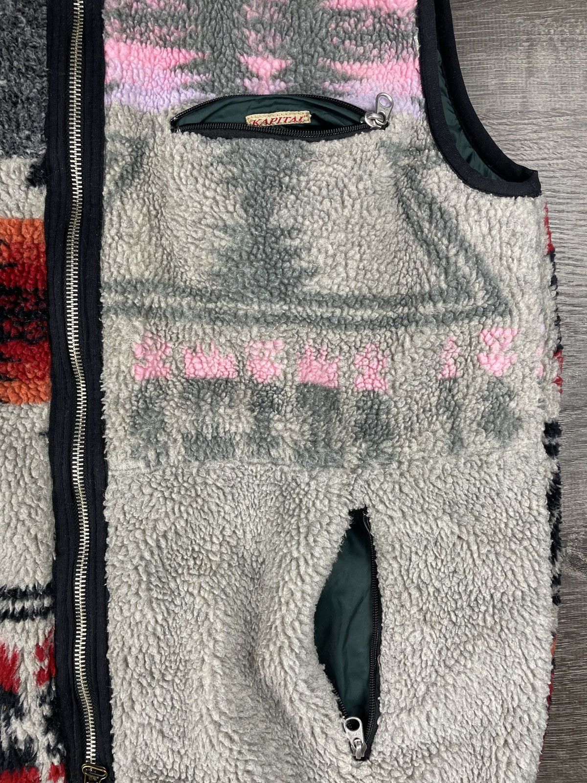 Kapital Reversible Navajo Fleece Vest Size US XS / EU 42 / 0 - 3 Thumbnail