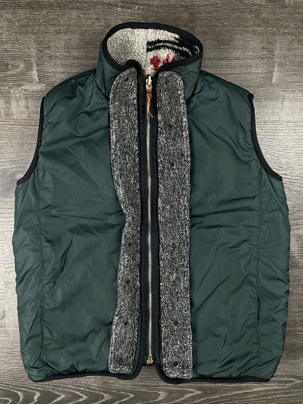 Kapital Reversible Navajo Fleece Vest Size US XS / EU 42 / 0 - 6 Thumbnail