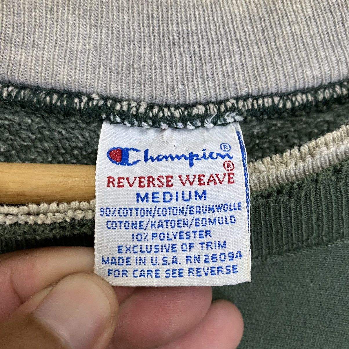 Champion × Vintage 90s Champion Reverse Weave Big Logo Crewneck Sweatshirt Size US M / EU 48-50 / 2 - 12 Thumbnail