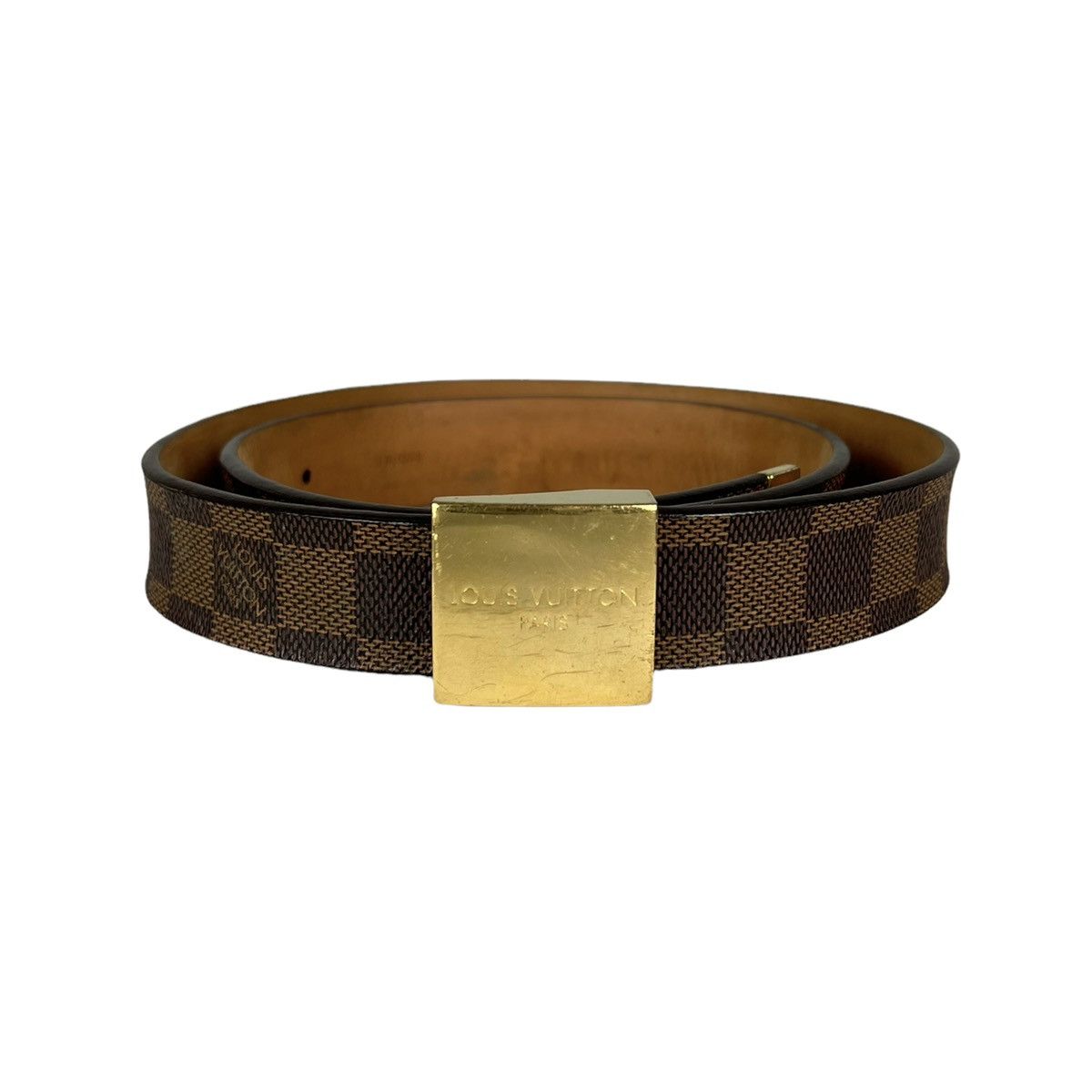 louis vuitton belt damier ebene