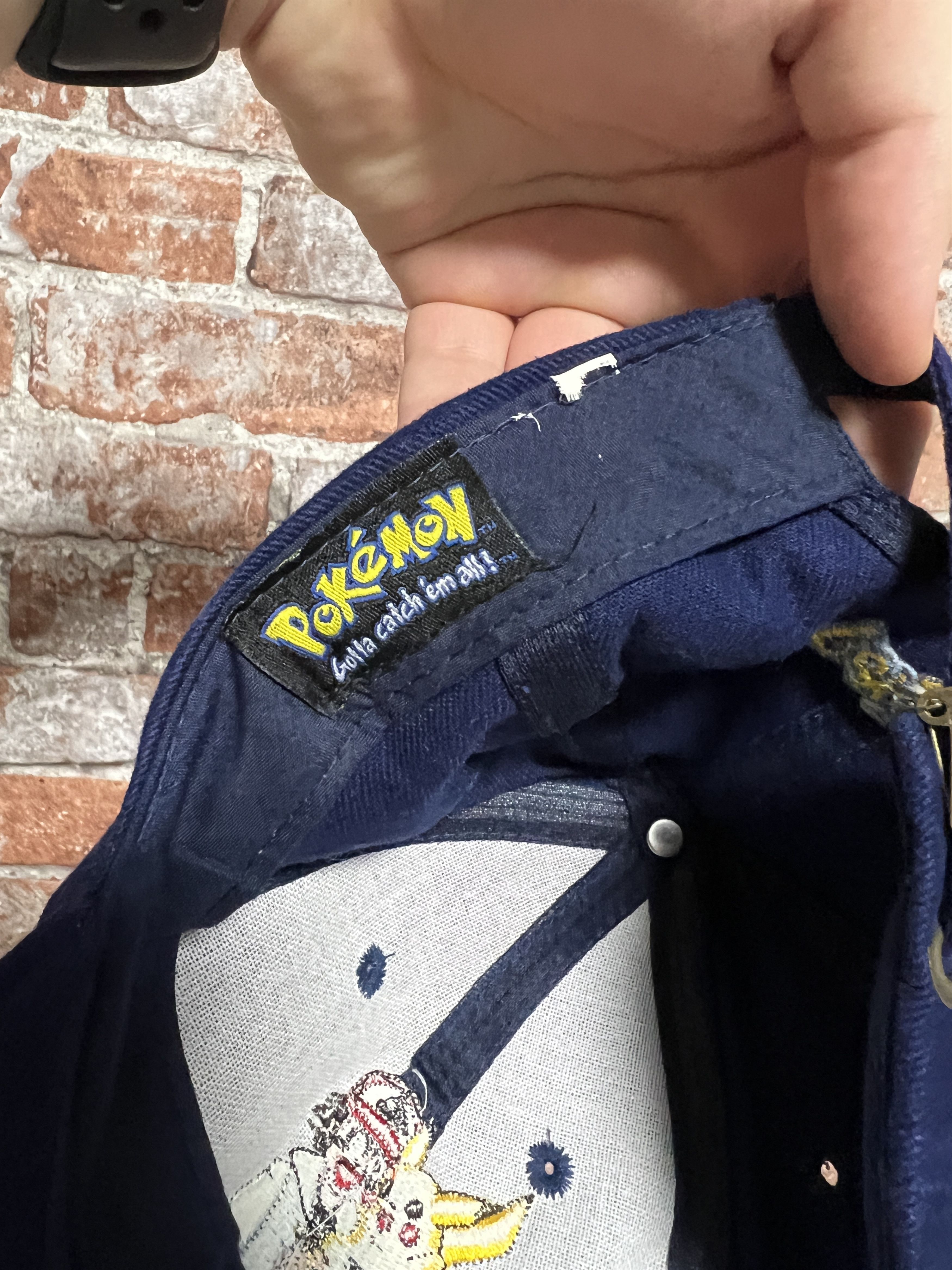 Anime Vintage 90s Pokemon Anime Movie Cap Size ONE SIZE - 7 Thumbnail