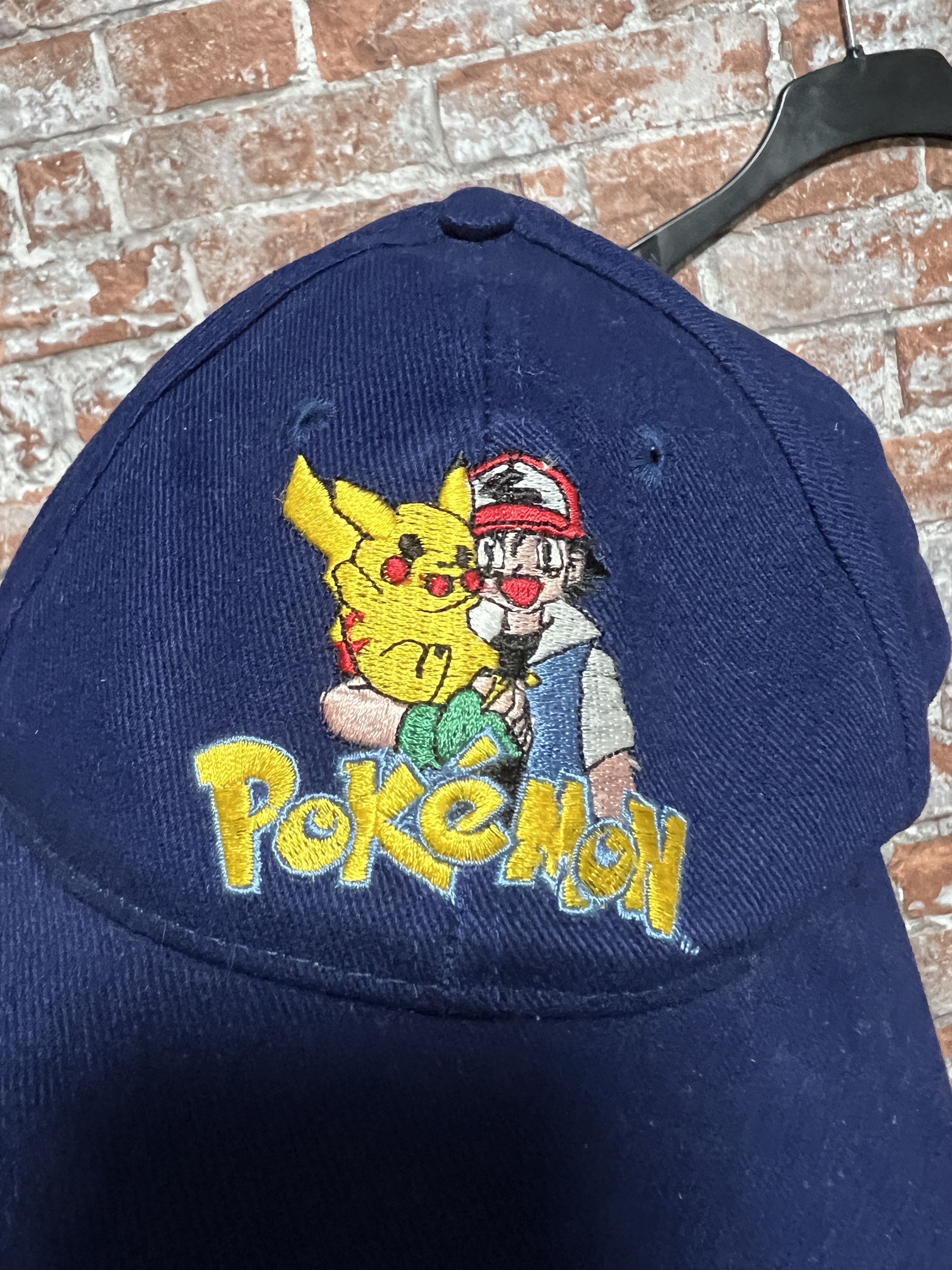 Anime Vintage 90s Pokemon Anime Movie Cap Size ONE SIZE - 3 Thumbnail