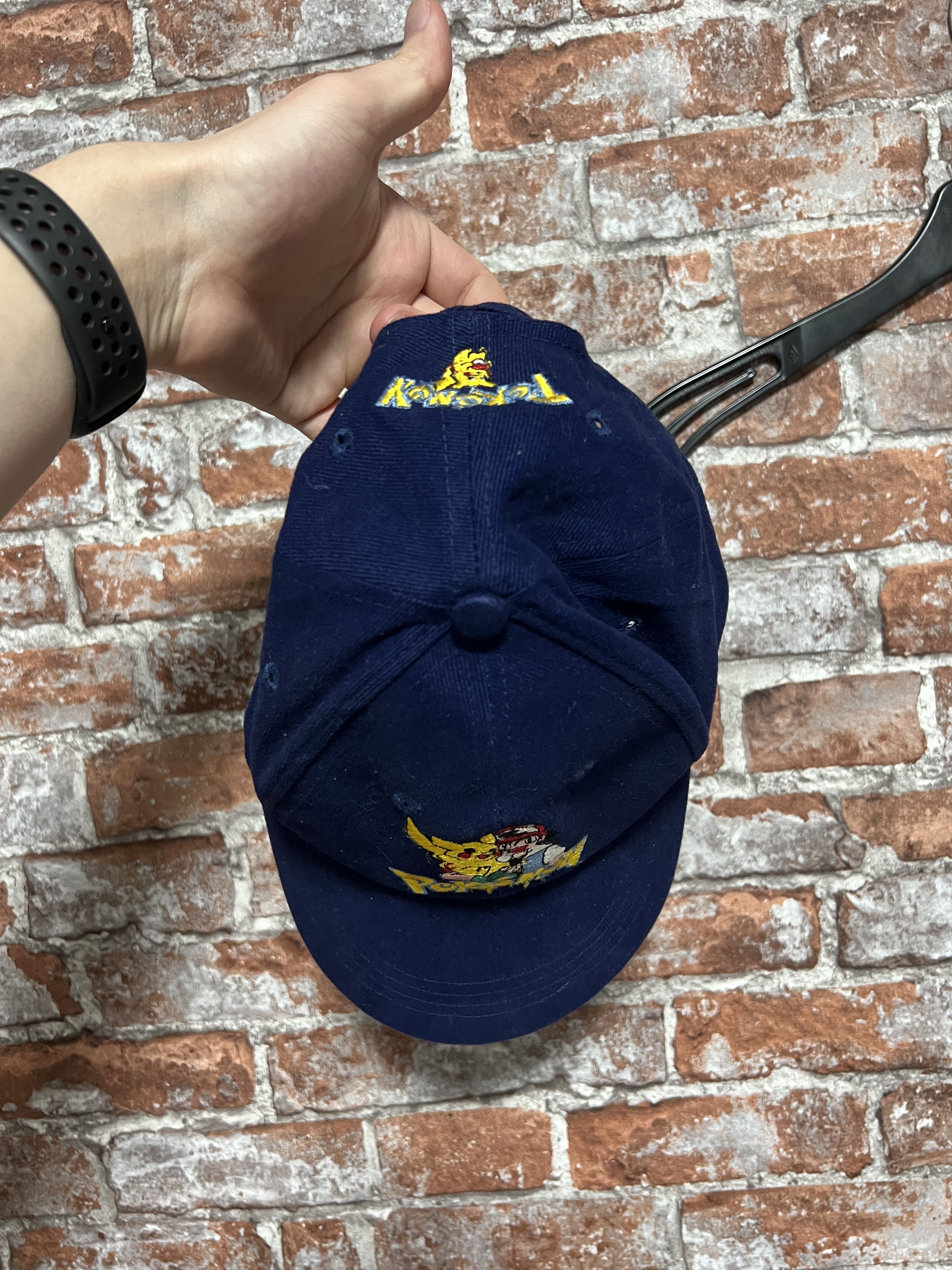 Anime Vintage 90s Pokemon Anime Movie Cap Size ONE SIZE - 2 Thumbnail