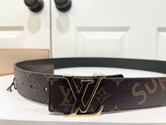 Louis Vuitton Supreme Belt - 4 For Sale on 1stDibs  supreme louis belt, louis  vuitton belt supreme, lv belt