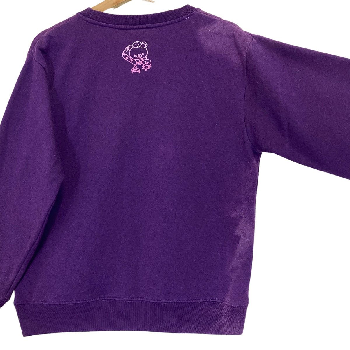 Cartoon Network × Japanese Brand Japanase Cartoon Rilakkuma Big Logo Crewneck Sweatshirt Size US M / EU 48-50 / 2 - 8 Thumbnail