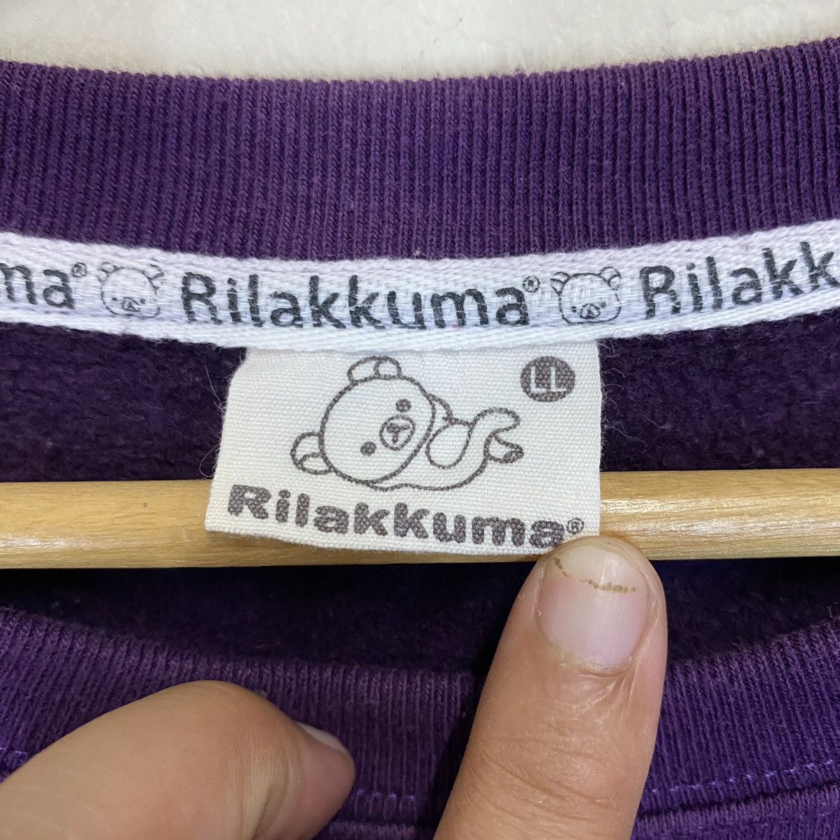 Cartoon Network × Japanese Brand Japanase Cartoon Rilakkuma Big Logo Crewneck Sweatshirt Size US M / EU 48-50 / 2 - 9 Thumbnail