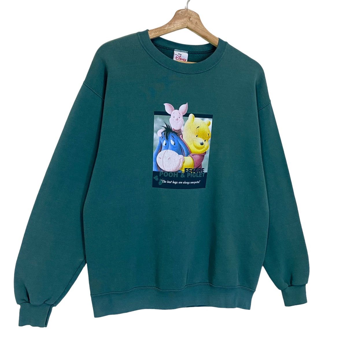Disney × Vintage × Warner Bros Vintage 90s Pooh Eeyore Piglet Crewneck Sweatshirt Size US M / EU 48-50 / 2 - 2 Thumbnail