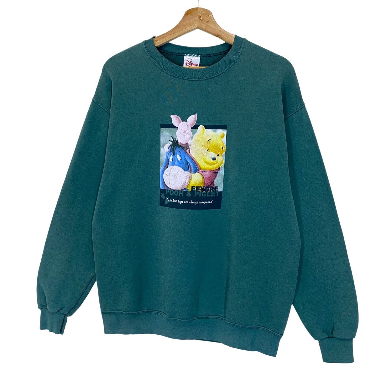 Disney × Vintage × Warner Bros Vintage 90s Pooh Eeyore Piglet Crewneck Sweatshirt Size US M / EU 48-50 / 2 - 3 Thumbnail