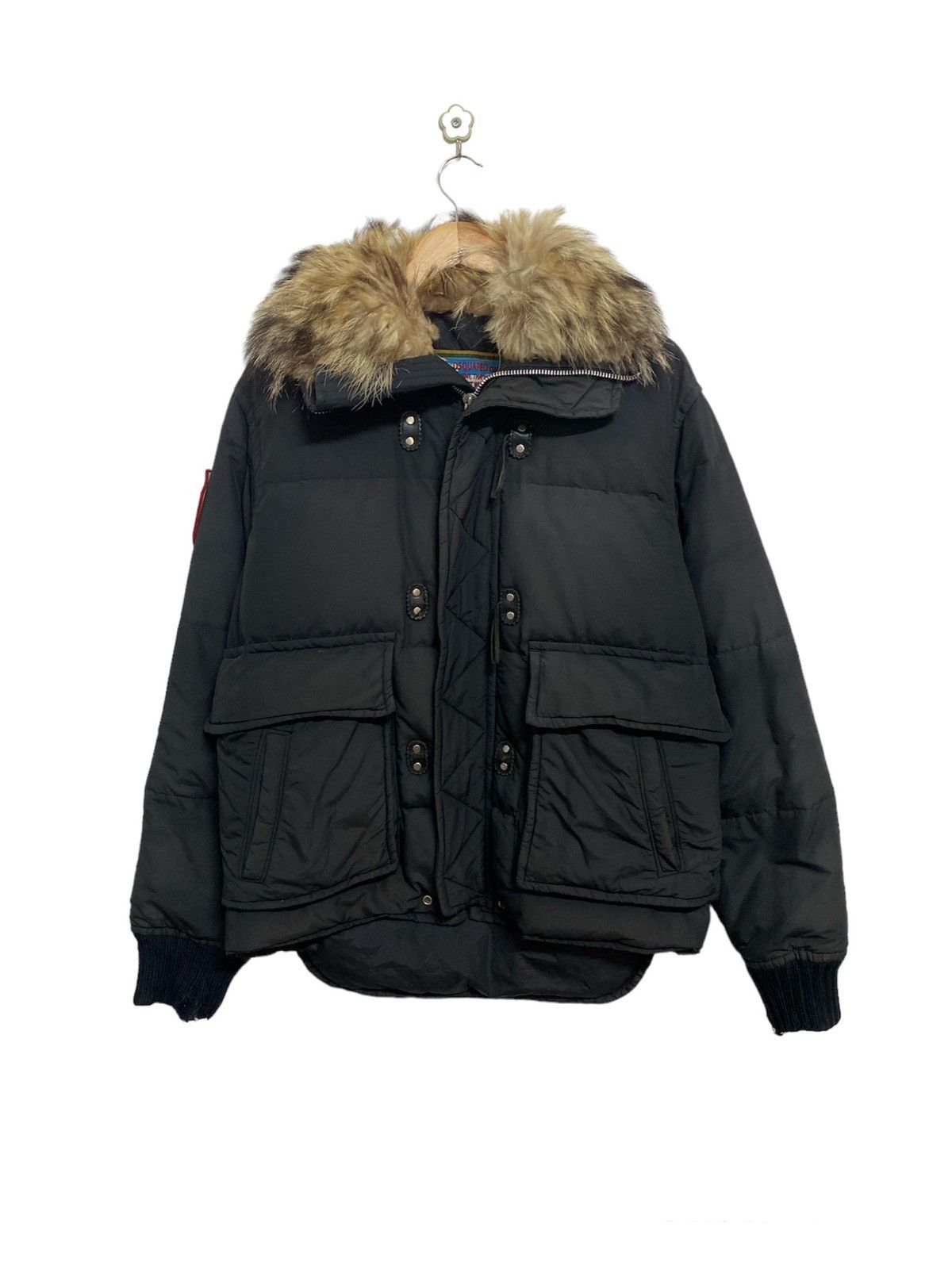 Dsquared2 Dsquared Puffer Goose Down Racoon Fur Jacket | Grailed