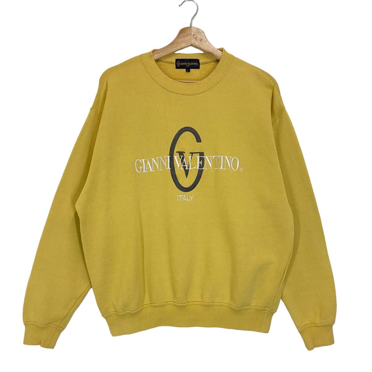 Gianni Valentino × Valentino × Vintage Vintage 90’s Gianni Valentino Crewneck Sweatshirt Size M Size US M / EU 48-50 / 2 - 2 Thumbnail