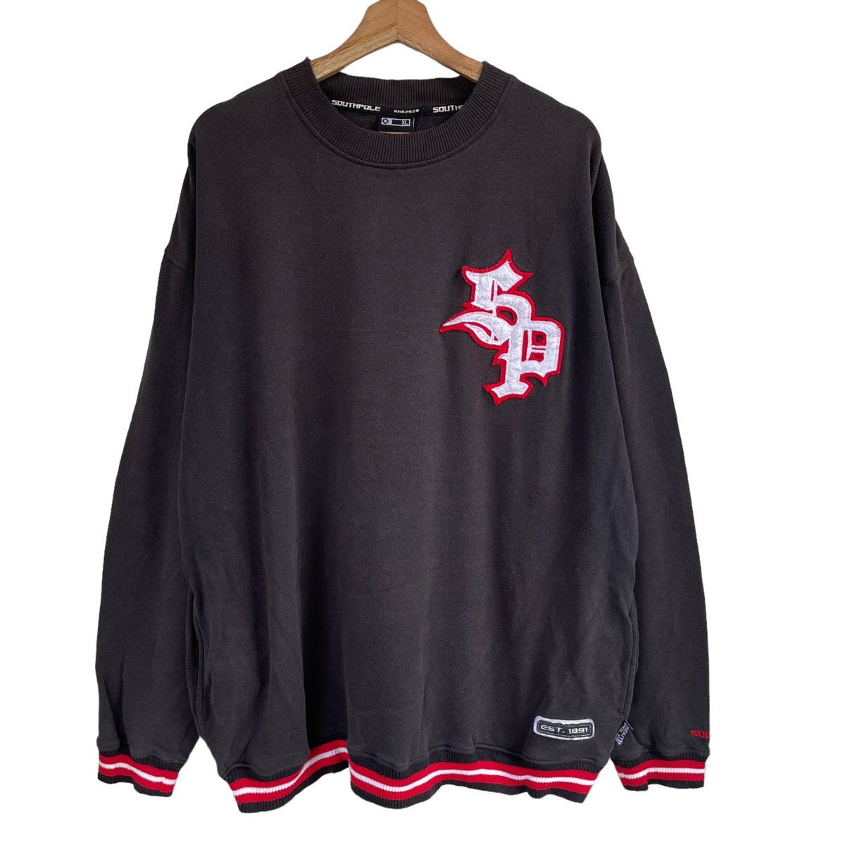 Southpole × Vintage BAGGY💥VINTAGE SOUTHPOLE BAGGY SWEATSHIRT Size US XL / EU 56 / 4 - 1 Thumbnail