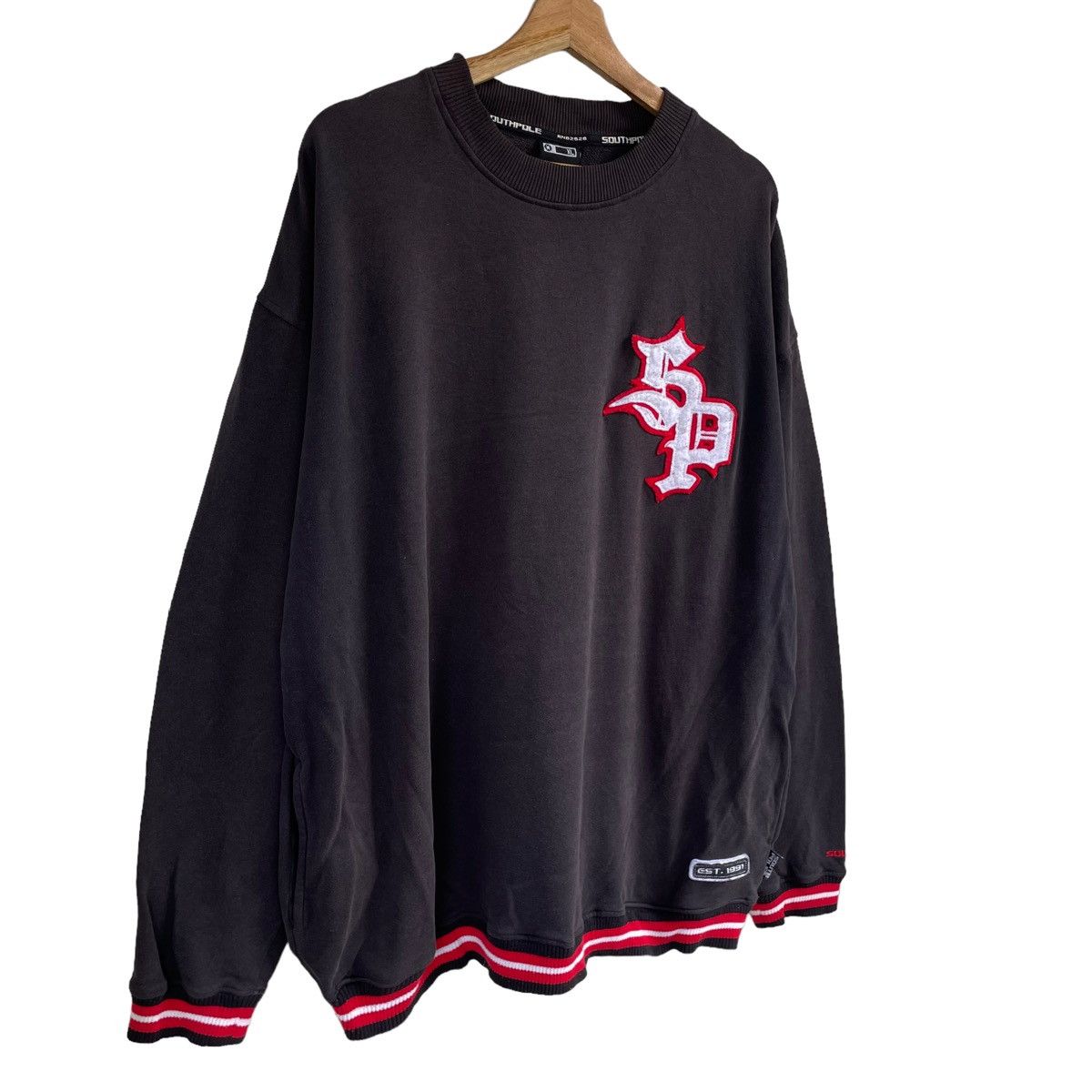 Southpole × Vintage BAGGY💥VINTAGE SOUTHPOLE BAGGY SWEATSHIRT Size US XL / EU 56 / 4 - 3 Thumbnail