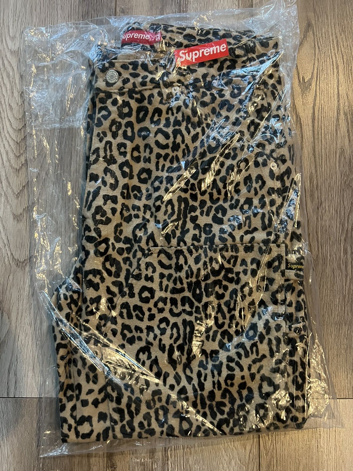 Supreme Supreme Moleskin Double Knee Painters Pants Leopard | Grailed