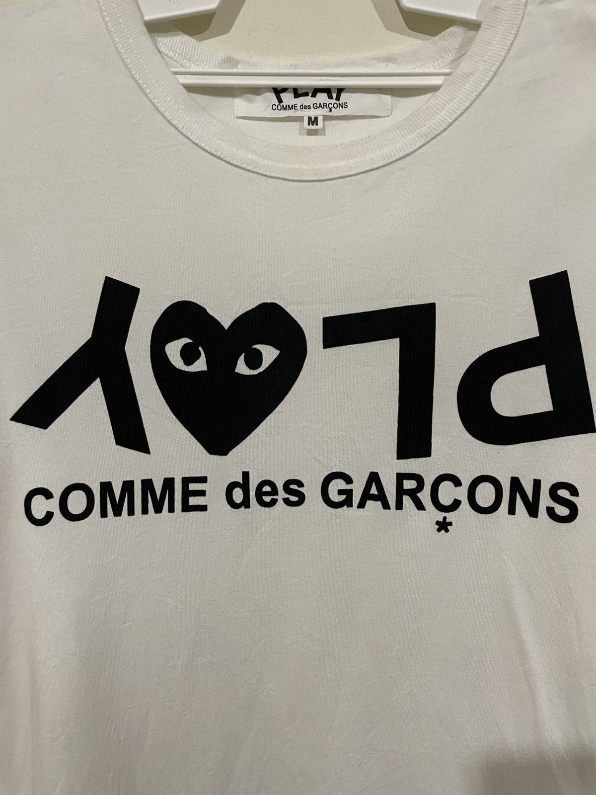 Comme des Garcons PLAY Rare💥 Vintage Comme Des Garcons Play Single Stitch Tee Size US M / EU 48-50 / 2 - 7 Thumbnail