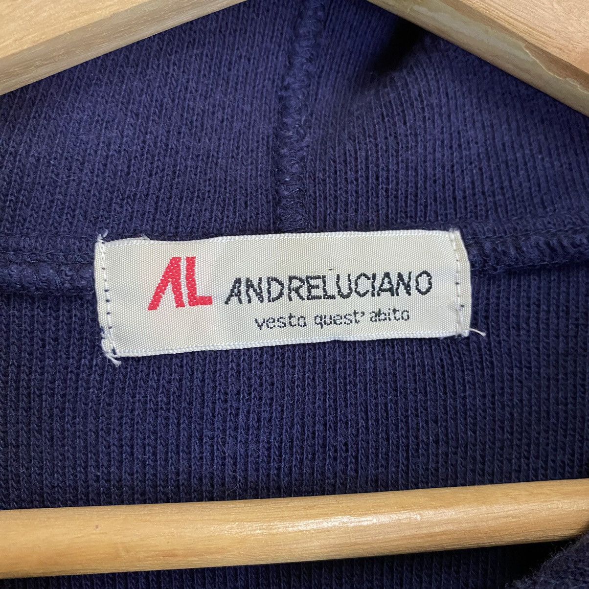 Andreluciano × Designer × Vintage Vintage 90’s Andre Luciano Zipper Hoodies Size S Size US S / EU 44-46 / 1 - 12 Thumbnail