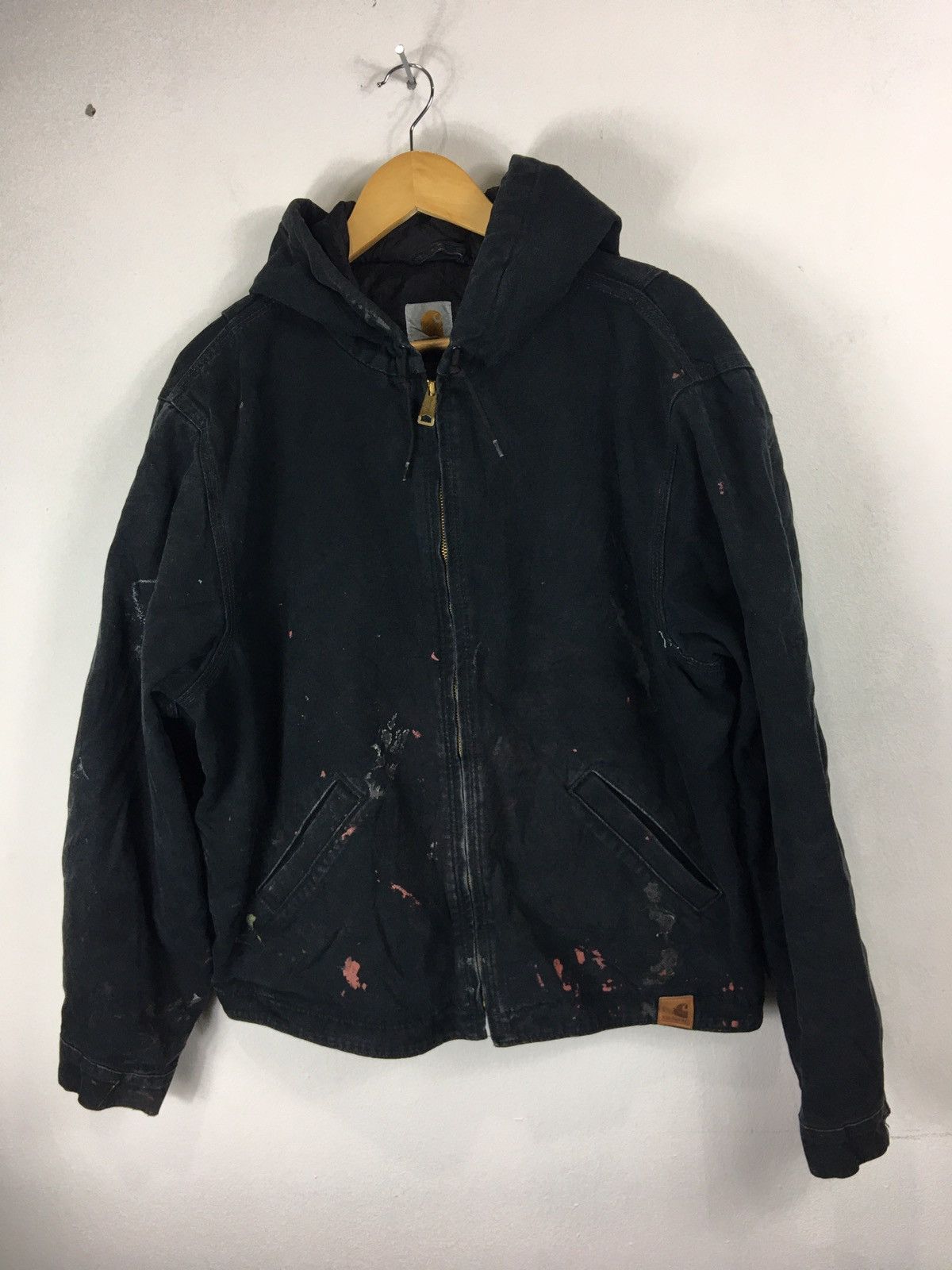Vintage Carhartt Jacket Thrashed Distressed workwear jacket