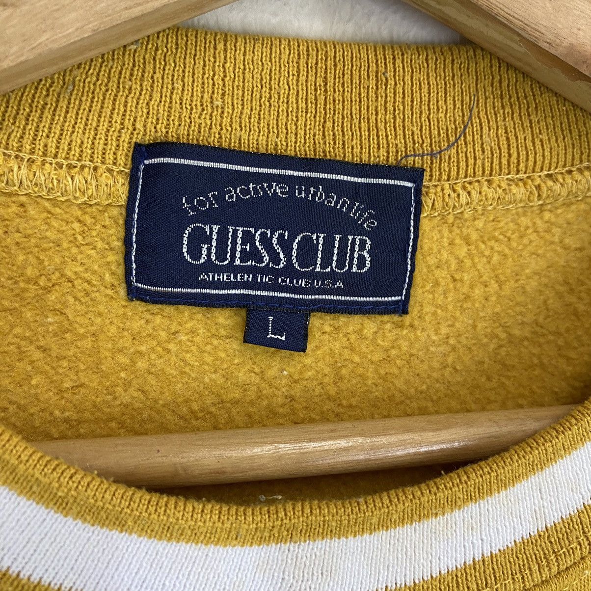 Guess Vintage 90s Guess Club Crewneck Sweatshirt Size L Size US L / EU 52-54 / 3 - 9 Thumbnail