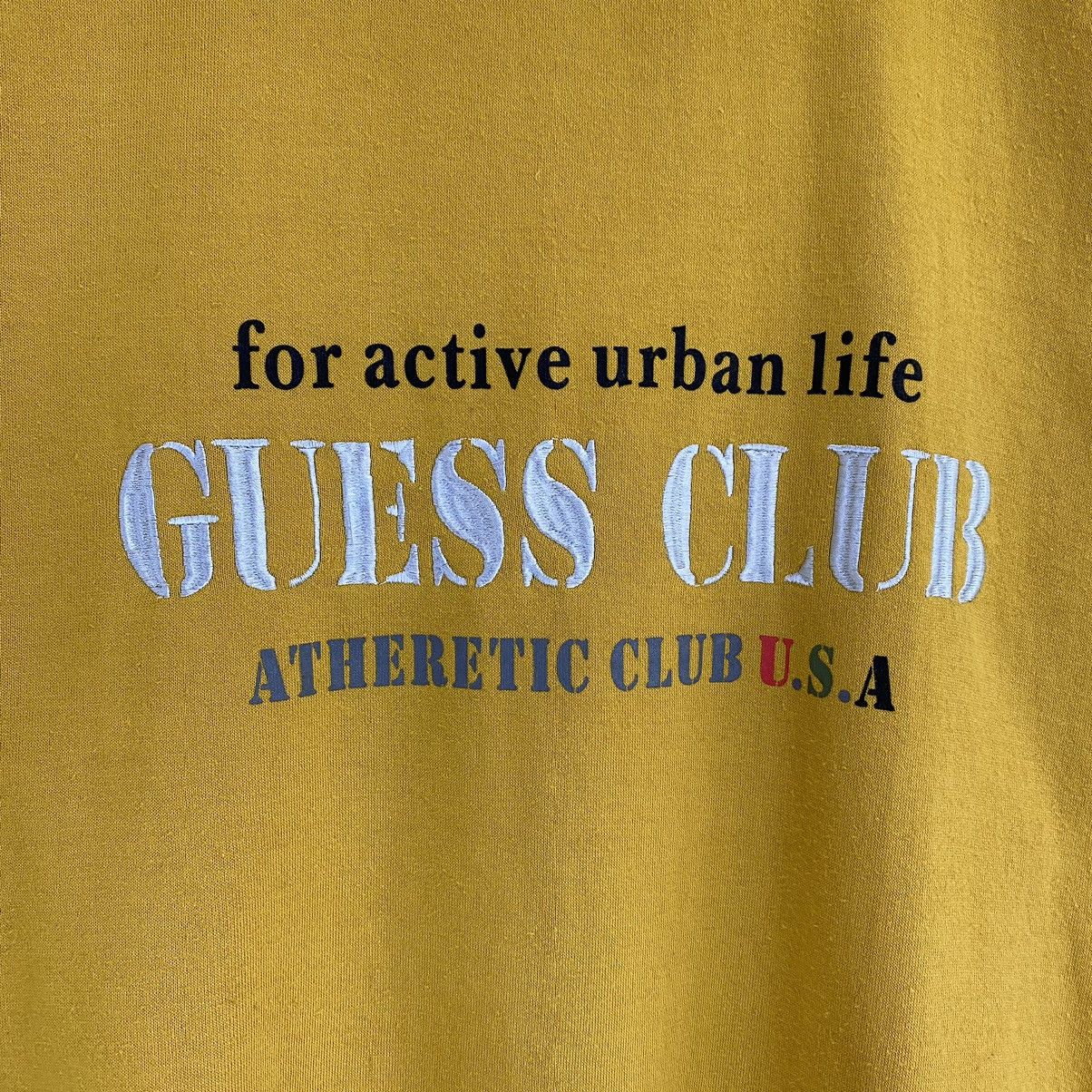 Guess Vintage 90s Guess Club Crewneck Sweatshirt Size L Size US L / EU 52-54 / 3 - 6 Thumbnail