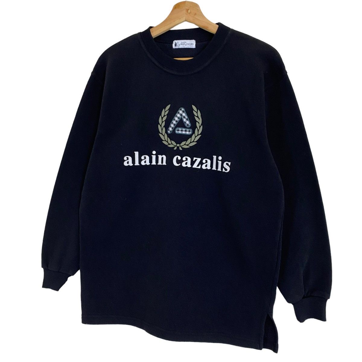 Designer × Vintage Vintage 90’s Alain Cazalis Crewneck Sweatshirt Size M Size US M / EU 48-50 / 2 - 3 Thumbnail