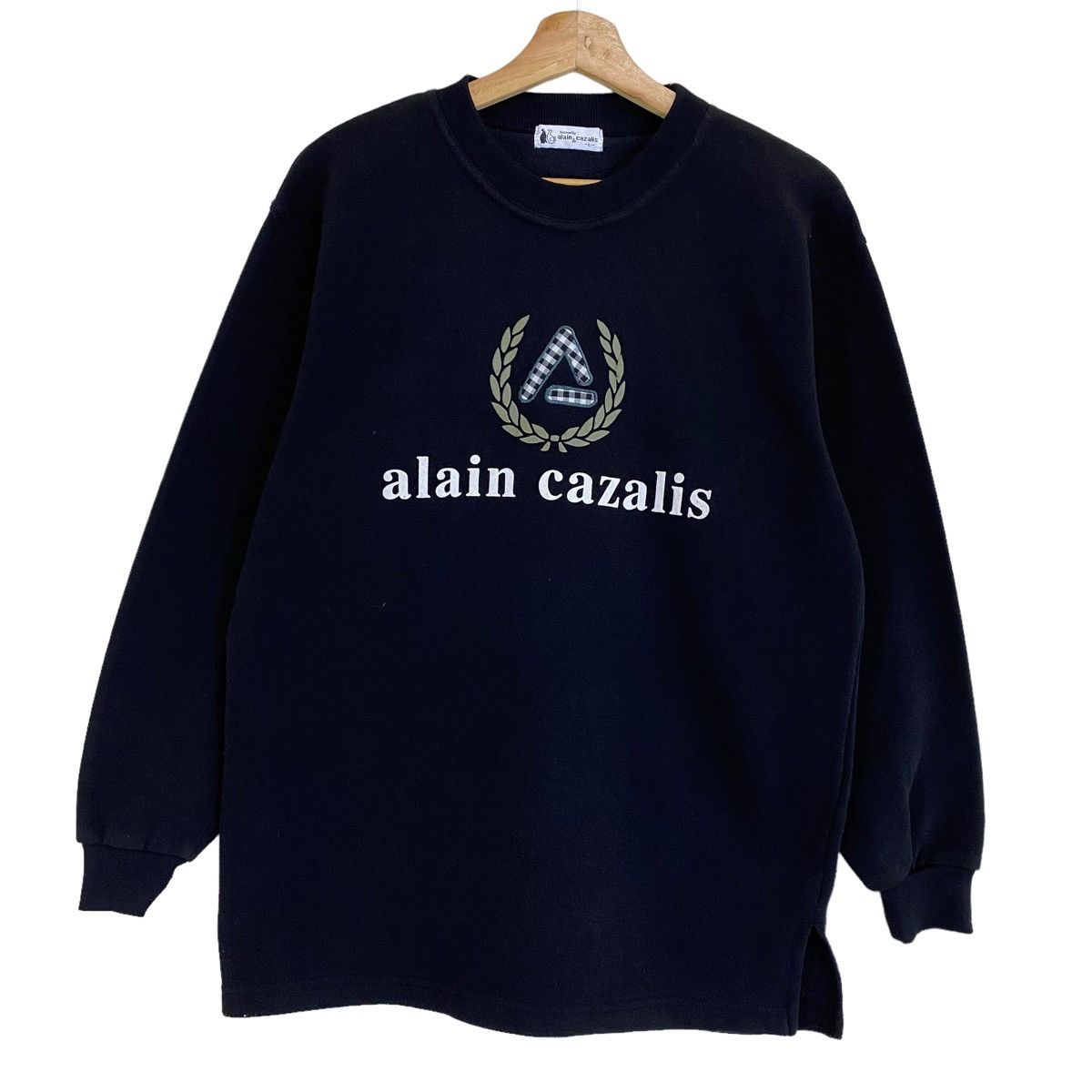 Designer × Vintage Vintage 90’s Alain Cazalis Crewneck Sweatshirt Size M Size US M / EU 48-50 / 2 - 1 Thumbnail